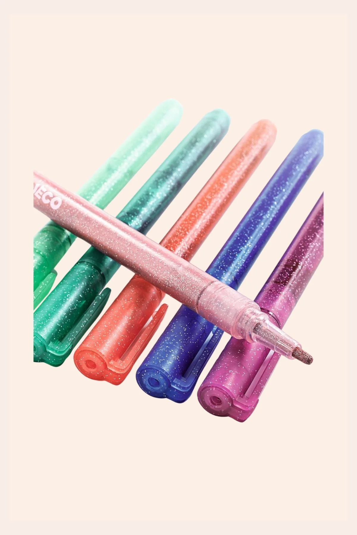 Djeco - 6 Glitter Markers - Sweet - Image 2