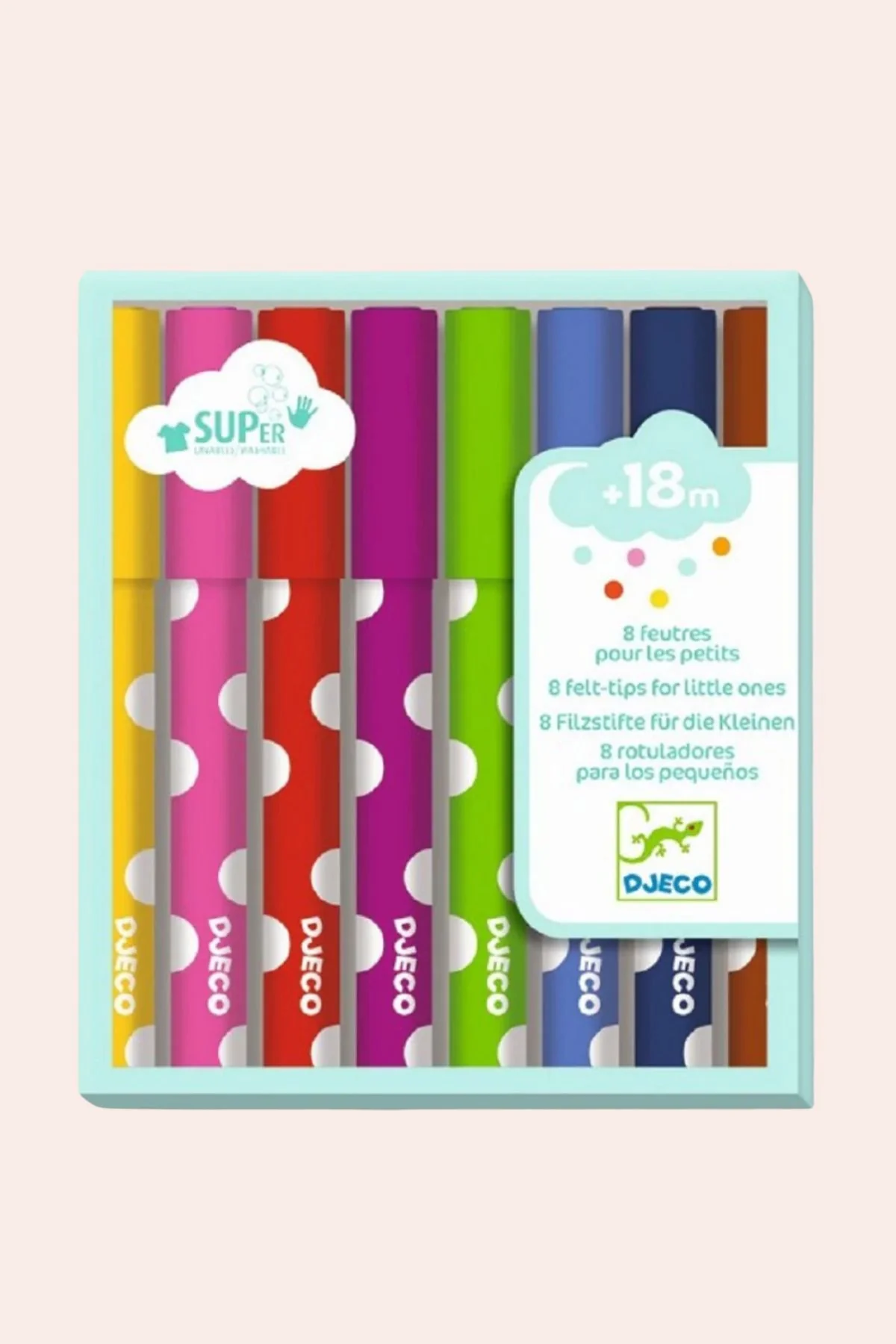 Djeco - 8 Felt Tips for Little Ones