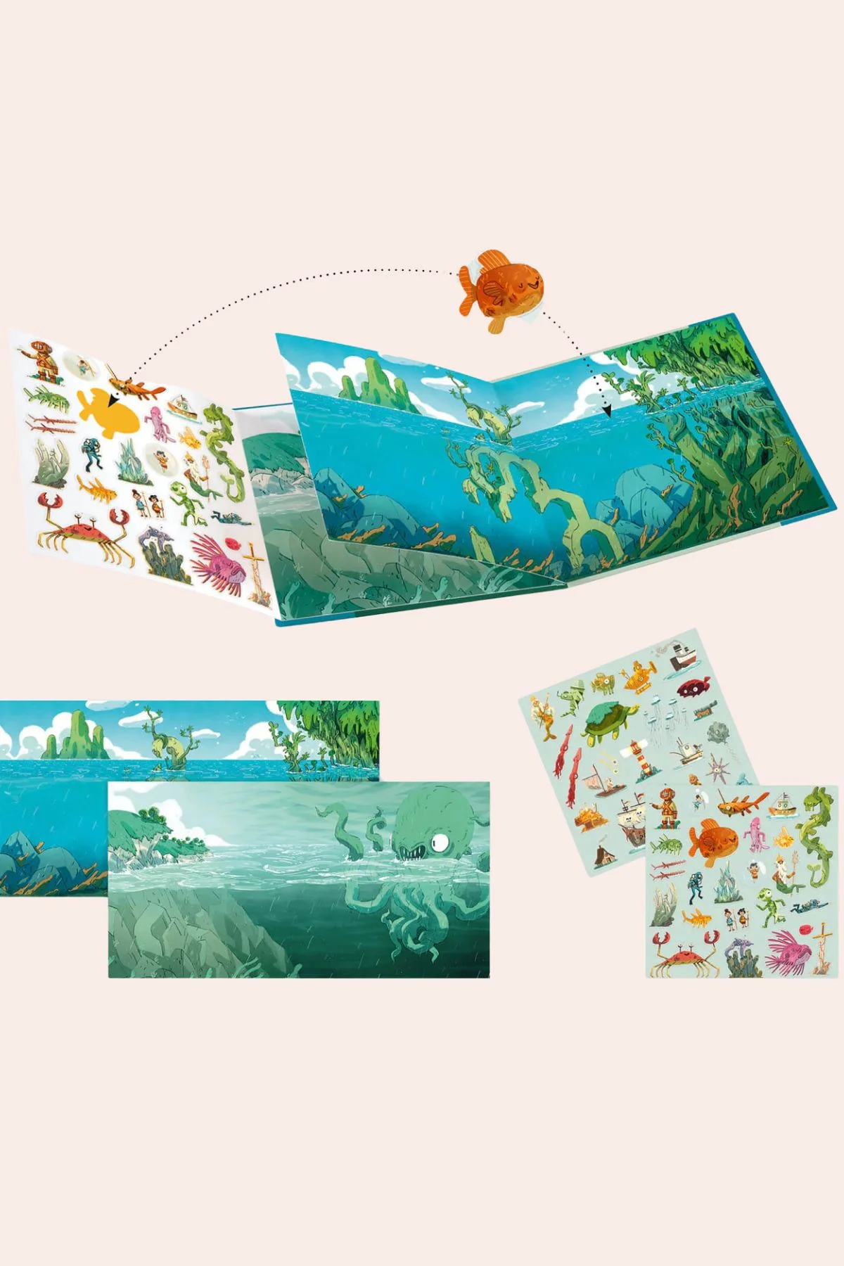 Djeco - Adventures at Sea - Sticker Story - Image 2