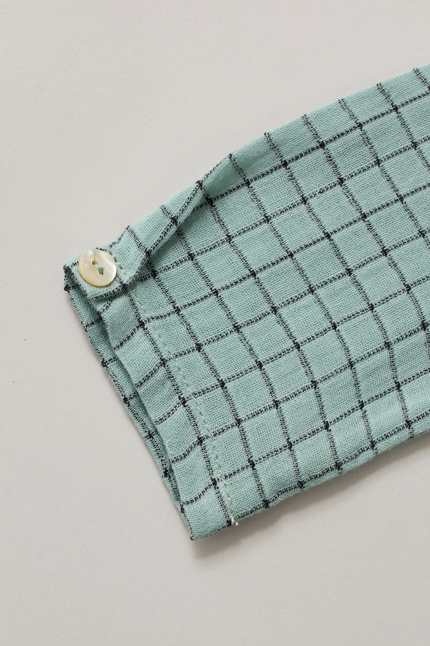 Apple Shirt - Aqua Check - Image 5