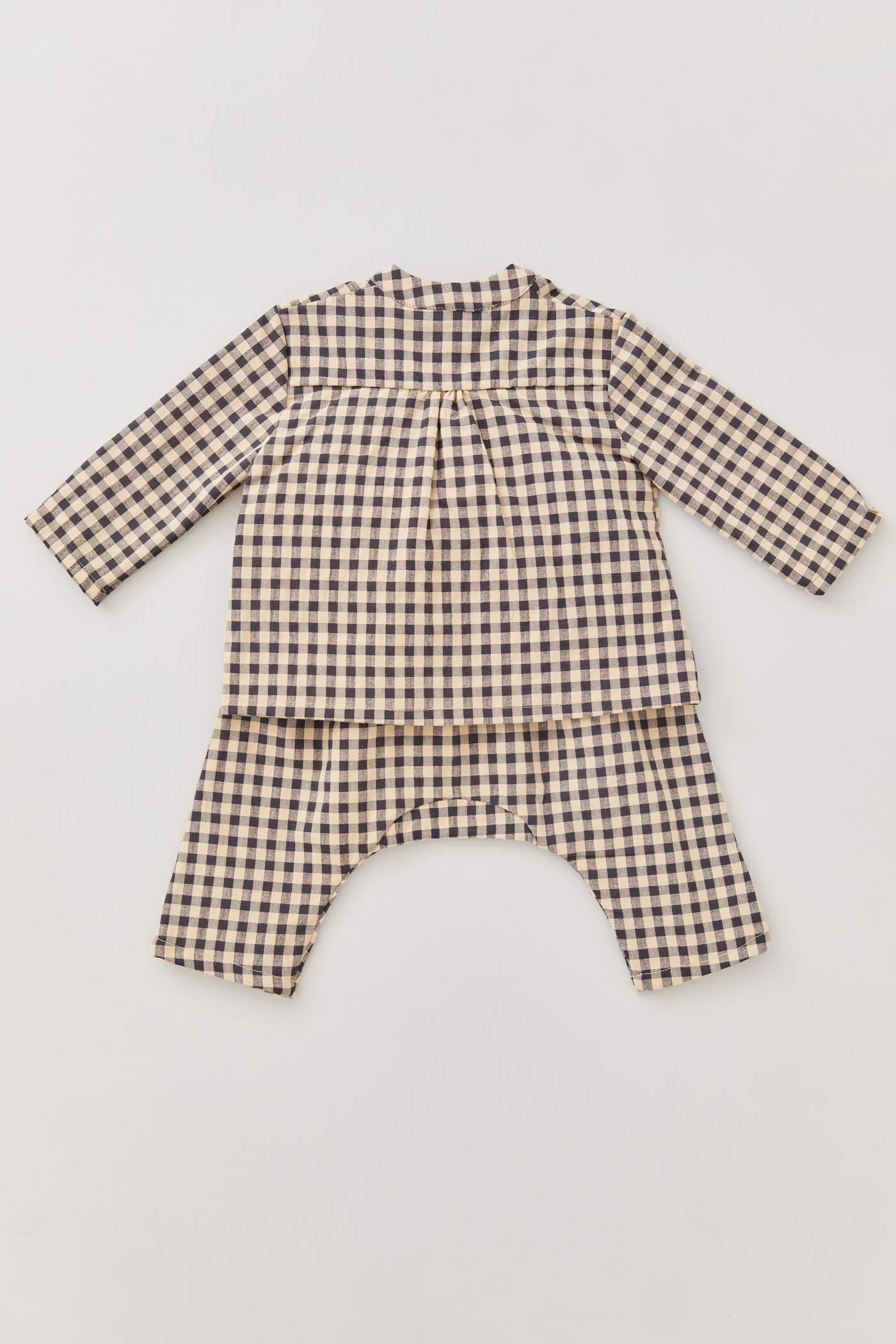 Apple Shirt - Latte Check - Image 3