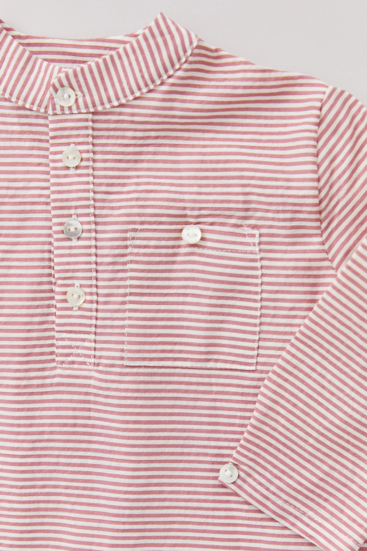Apple Shirt - Red - White Stripes - Image 3