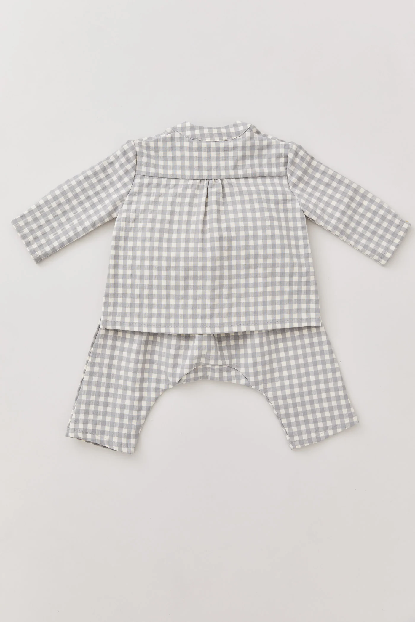 Apple Trousers - Cream/Grey Check - Image 5