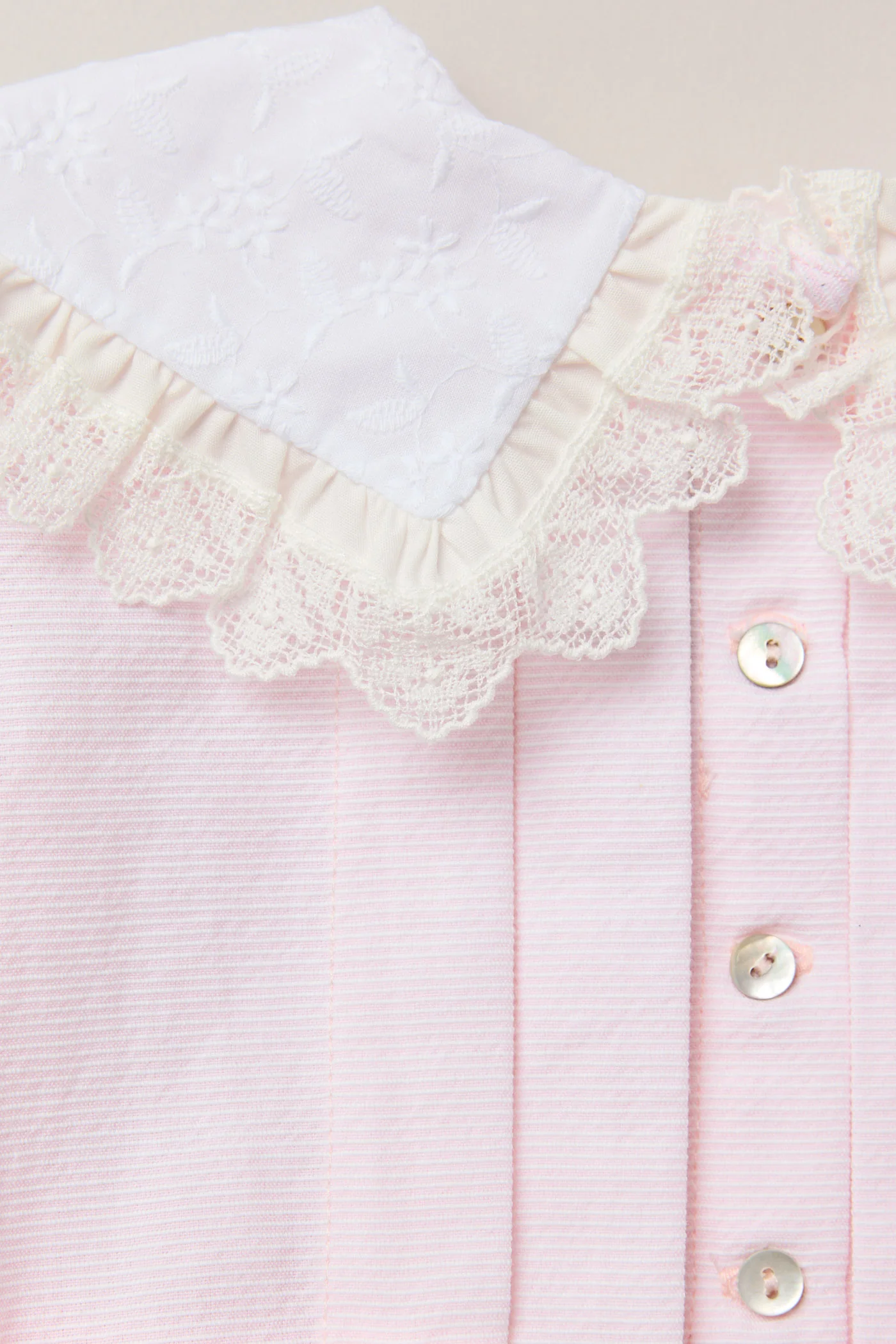 Baby Piano Dress in Pink Stripe - Image 8
