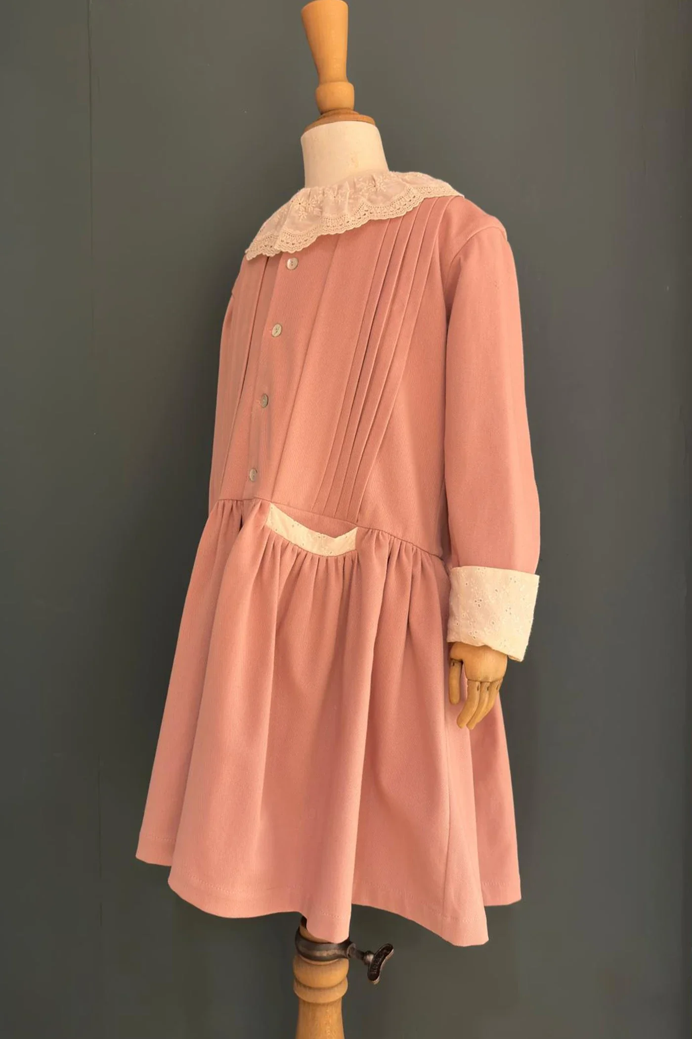 Pretzel Dress in Dusty Cloud - Image 4