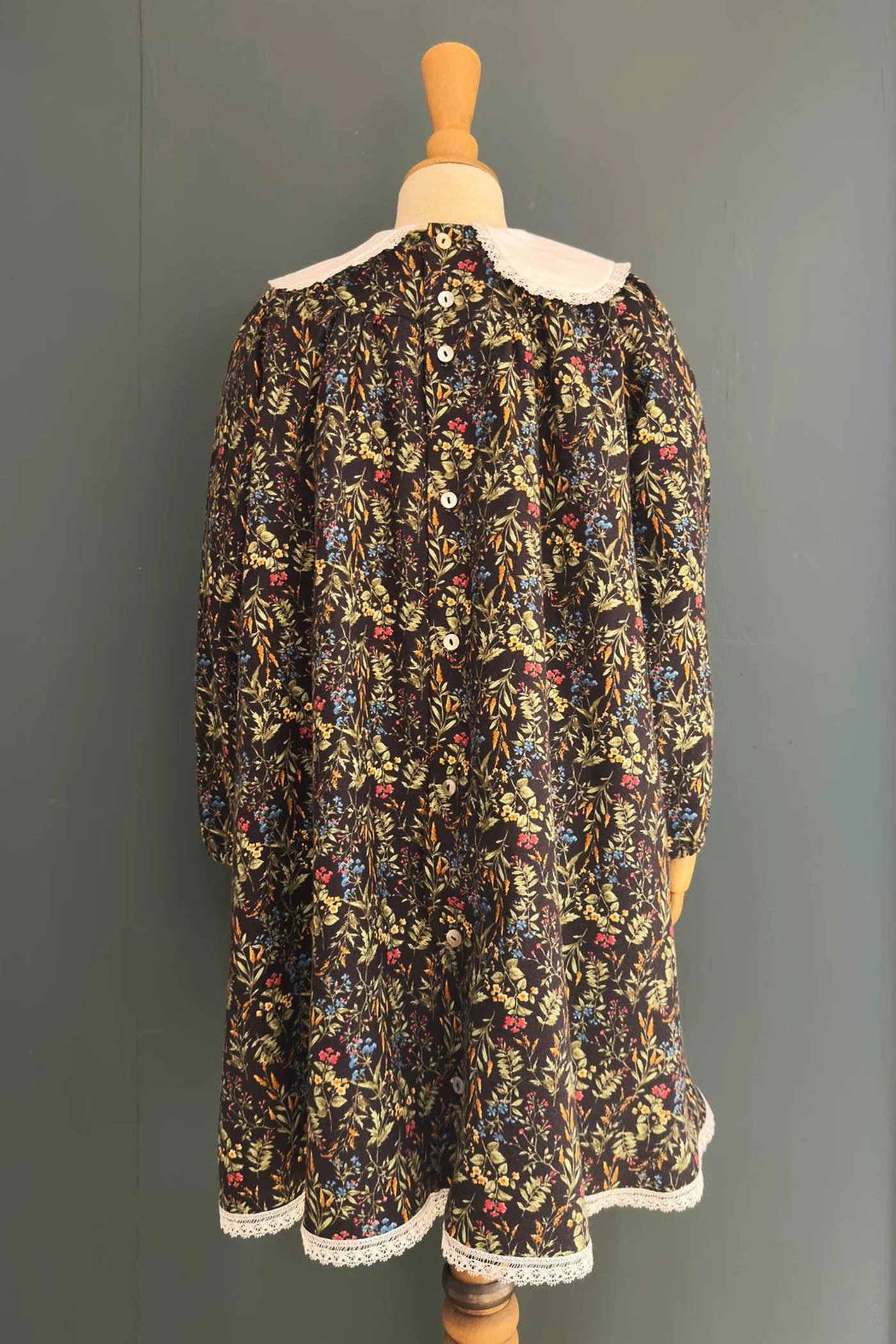 Bubble Dress in Autumn Meadow Cord - Image 2