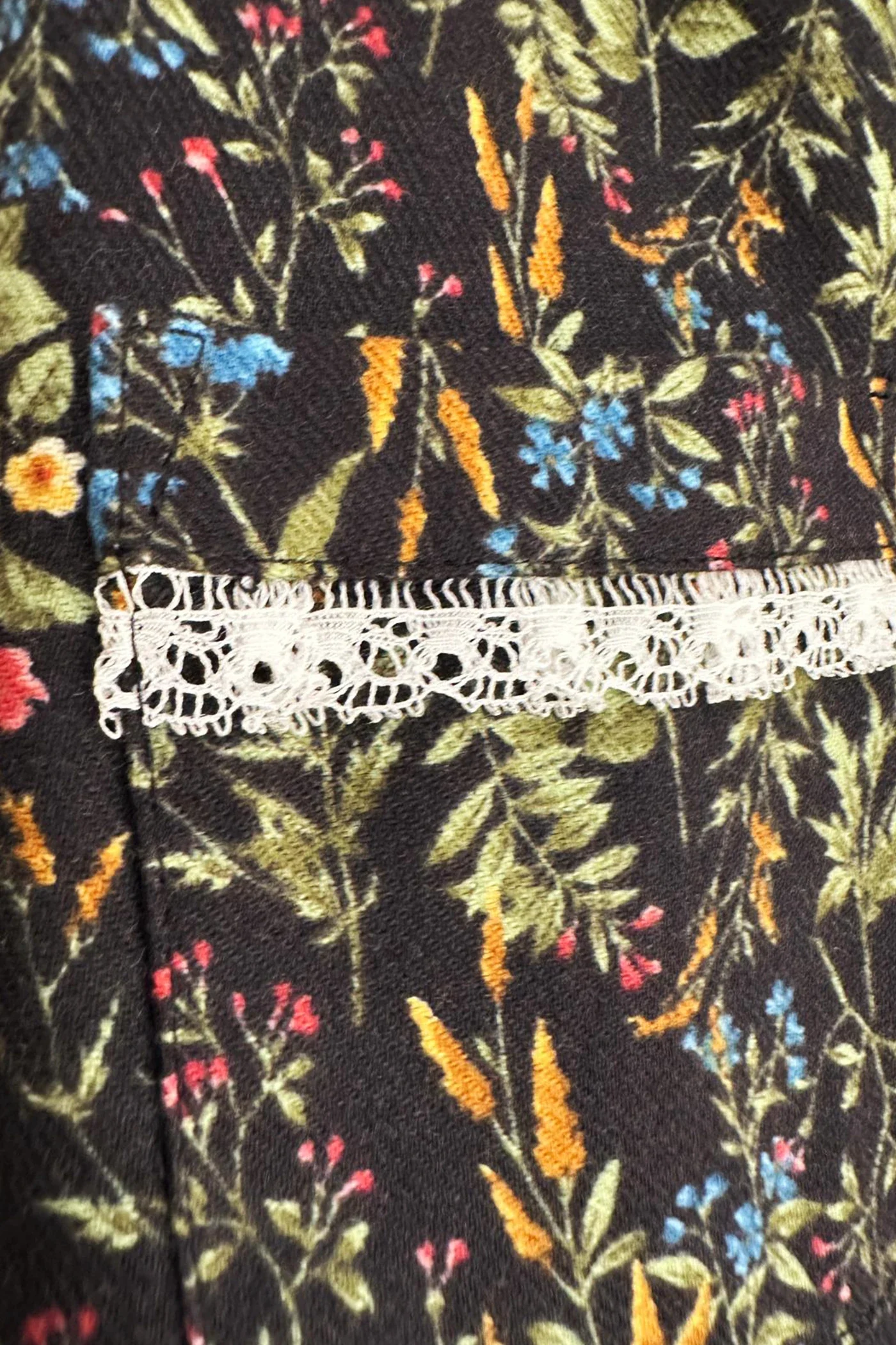 Bubble Dress in Autumn Meadow Cord - Image 6