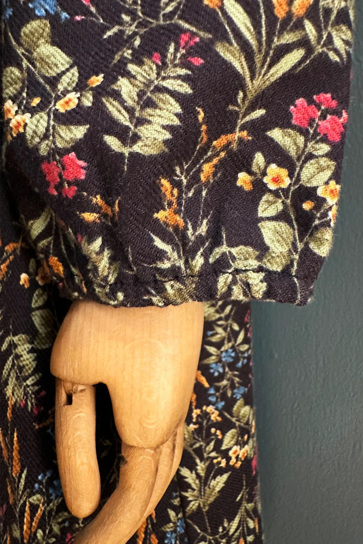 Bubble Dress in Autumn Meadow Cord - Image 7