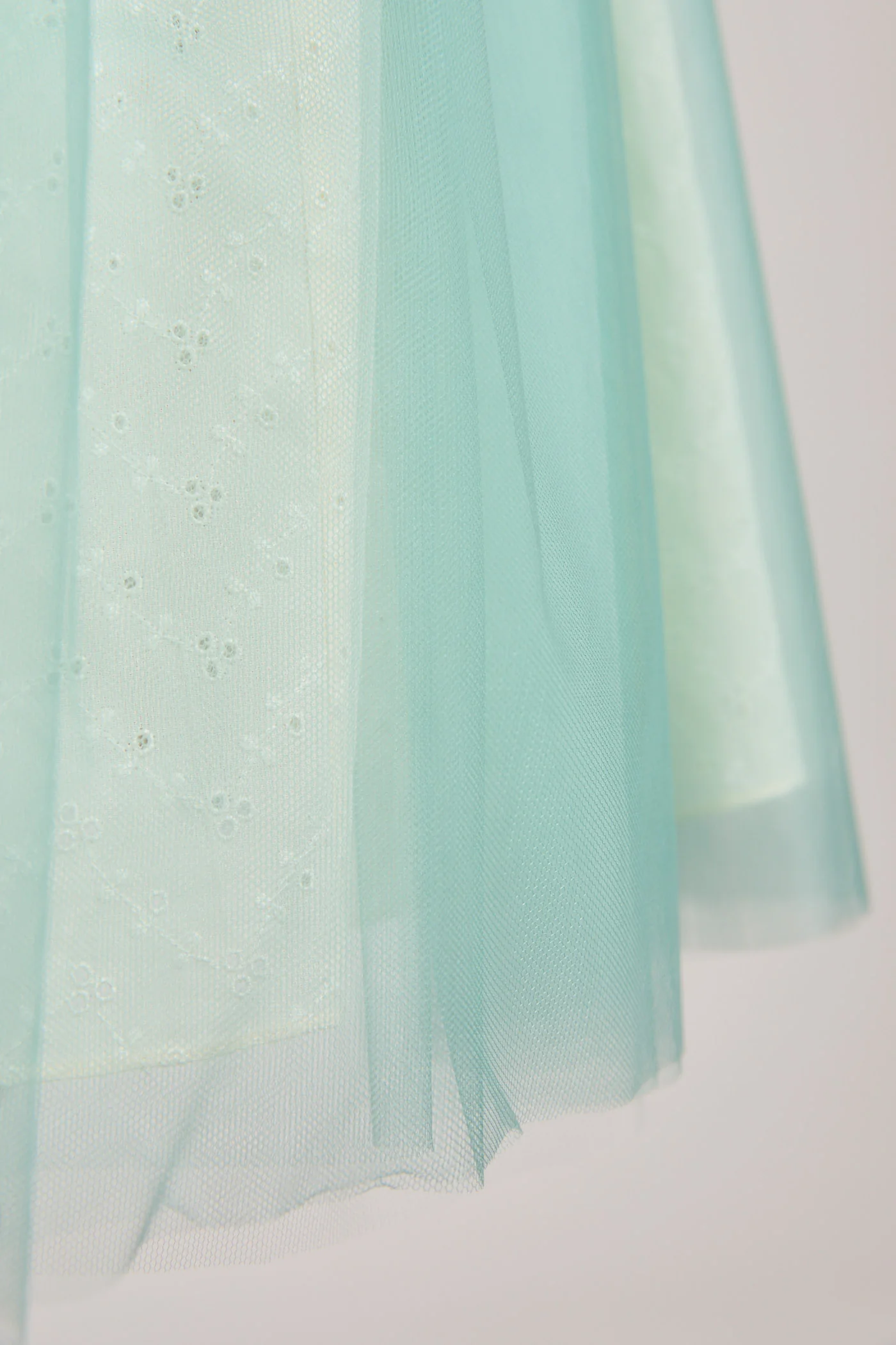 Butterfly Dress in Cream Mint - Image 11