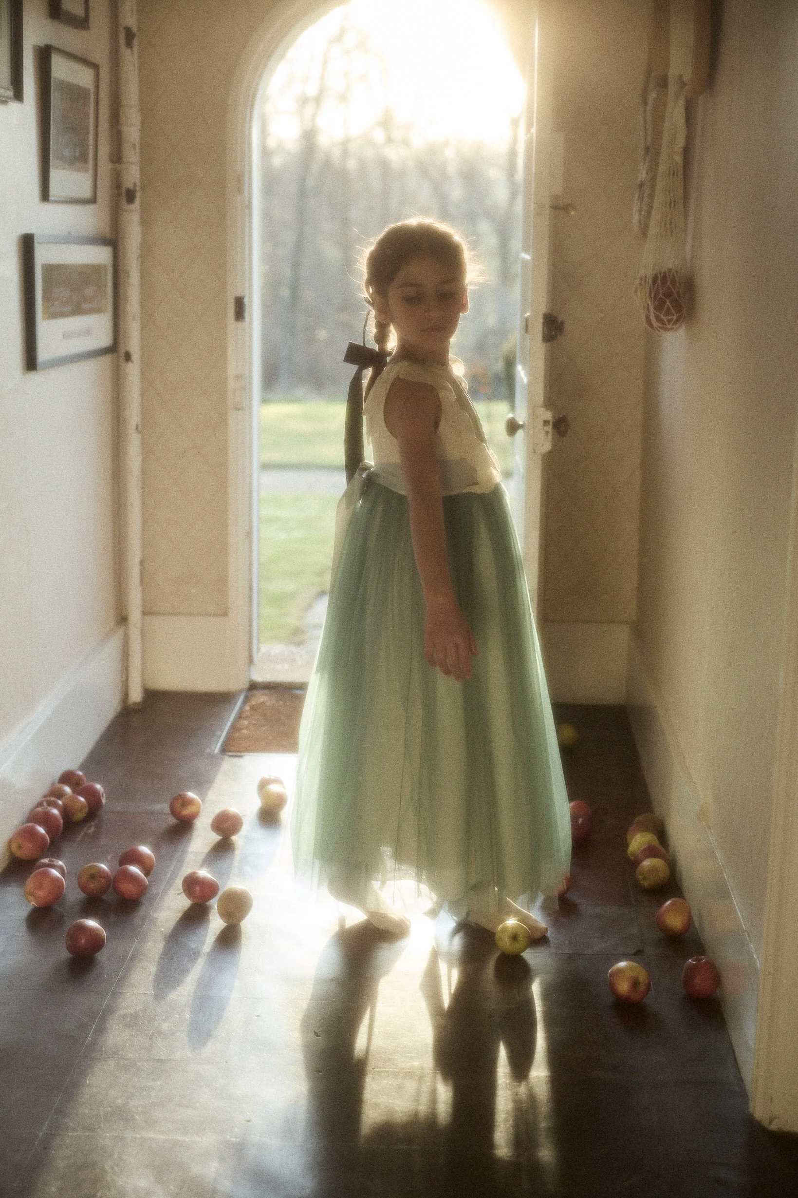 Butterfly Dress in Cream Mint - Image 17