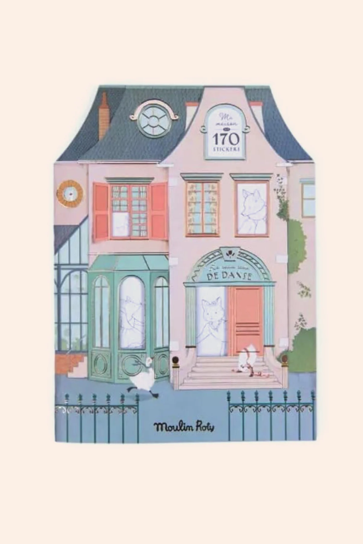 Moulin Roty - Colouring Book + 170 stickers - La Petite École de Danse