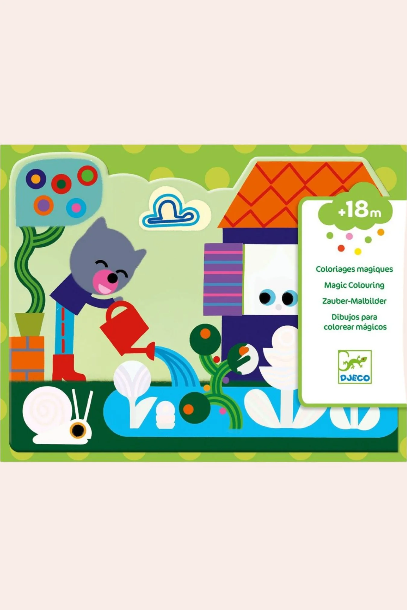 Djeco - Magic Colouring - Hidden in the Garden