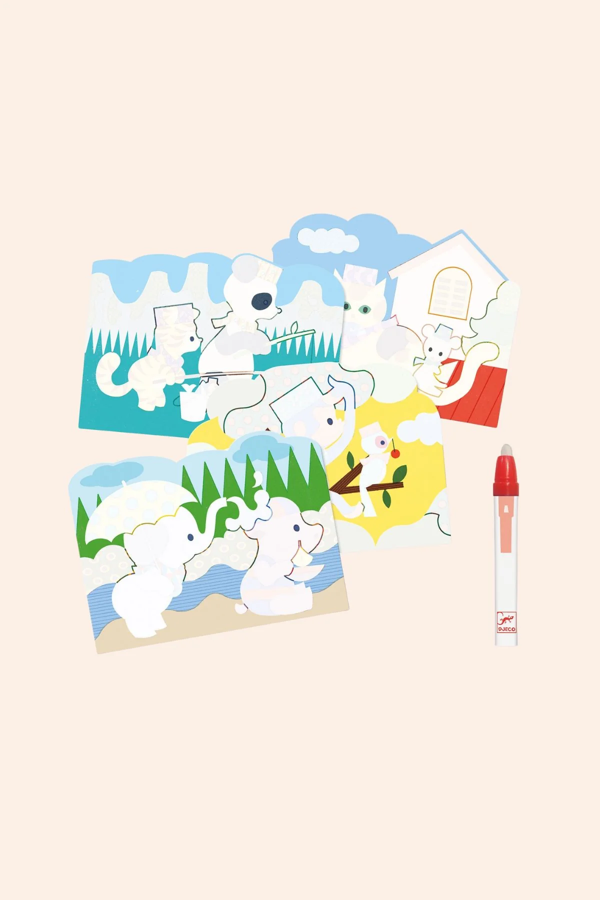Djeco - Magic Colouring - Animalo Len - Image 2