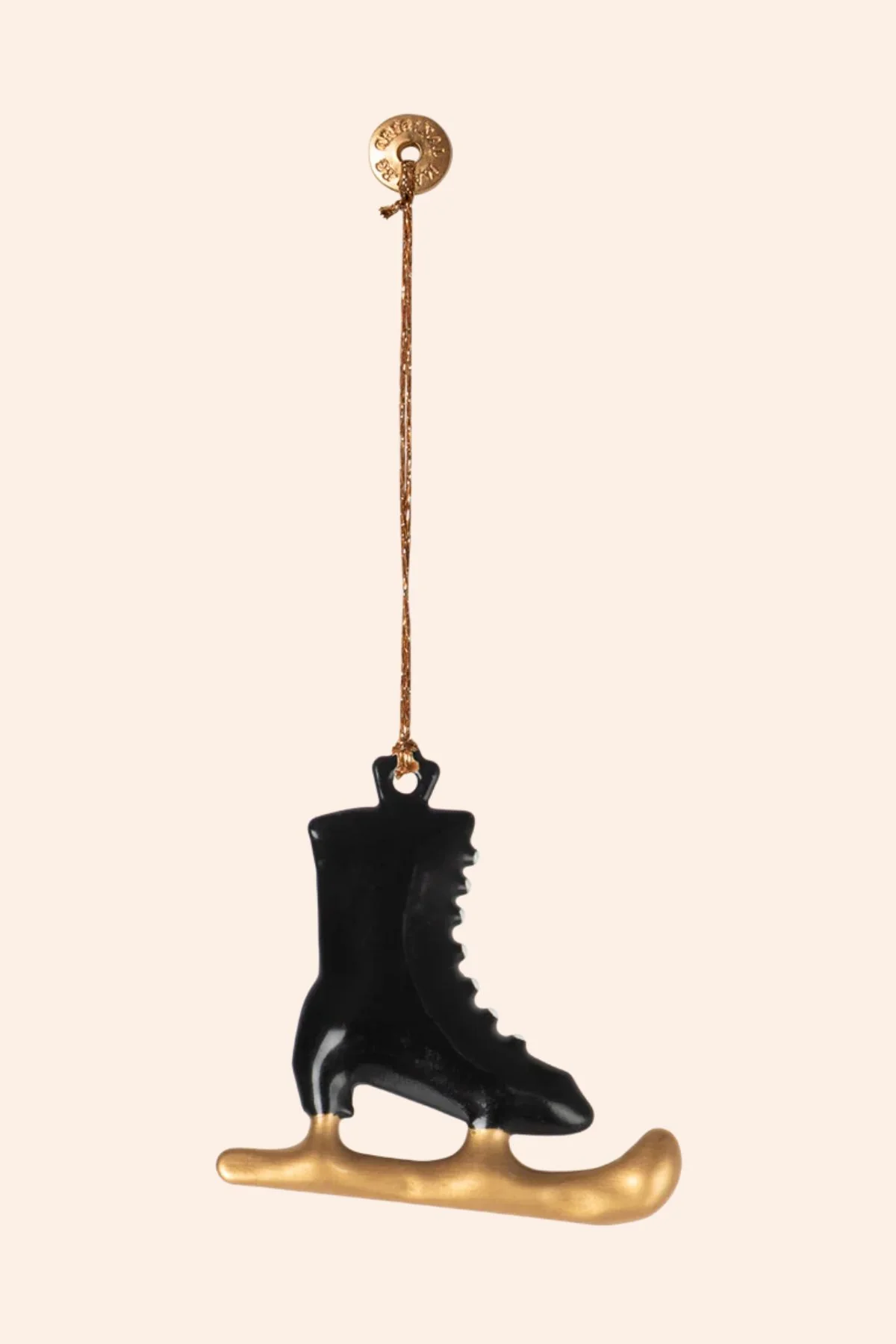 Maileg - Metal Ornament - Dark Skate, Black