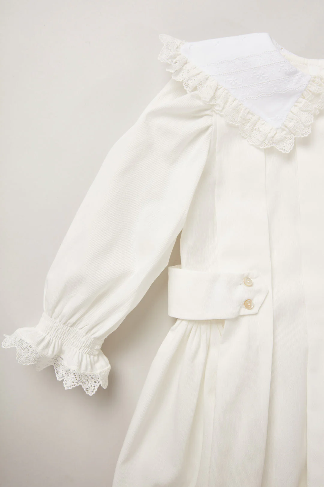 Baby Piano Dress in White - Image 4