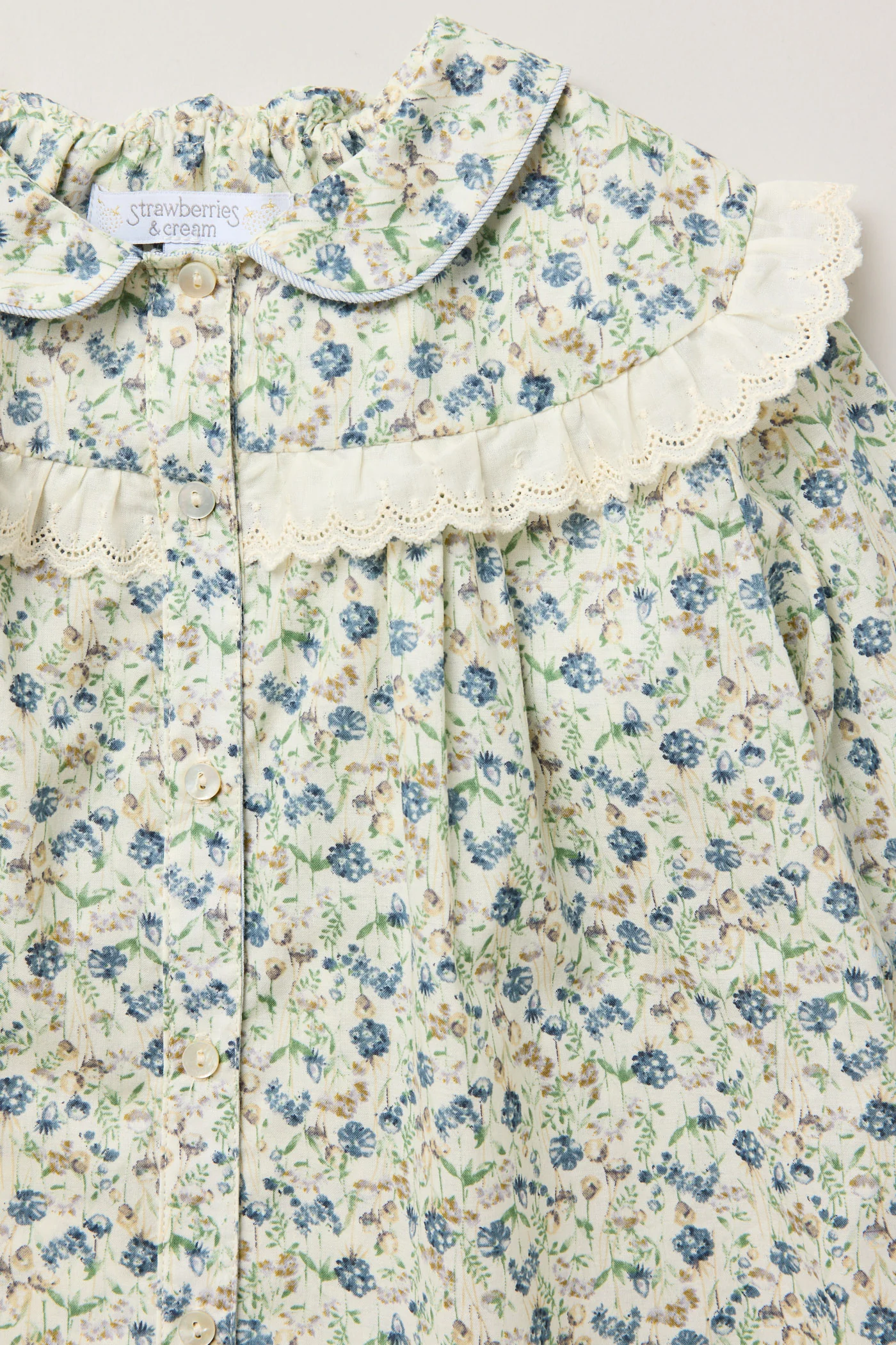 Cranberry Blouse Hydrangea Blooms - Image 3