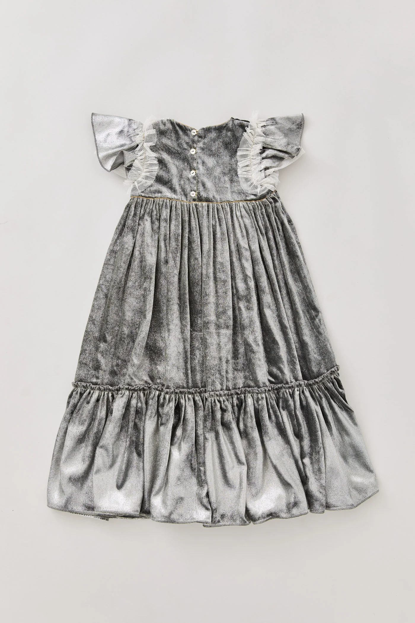 Cream Dress in Black & Silver - Occasional Party - Image 2