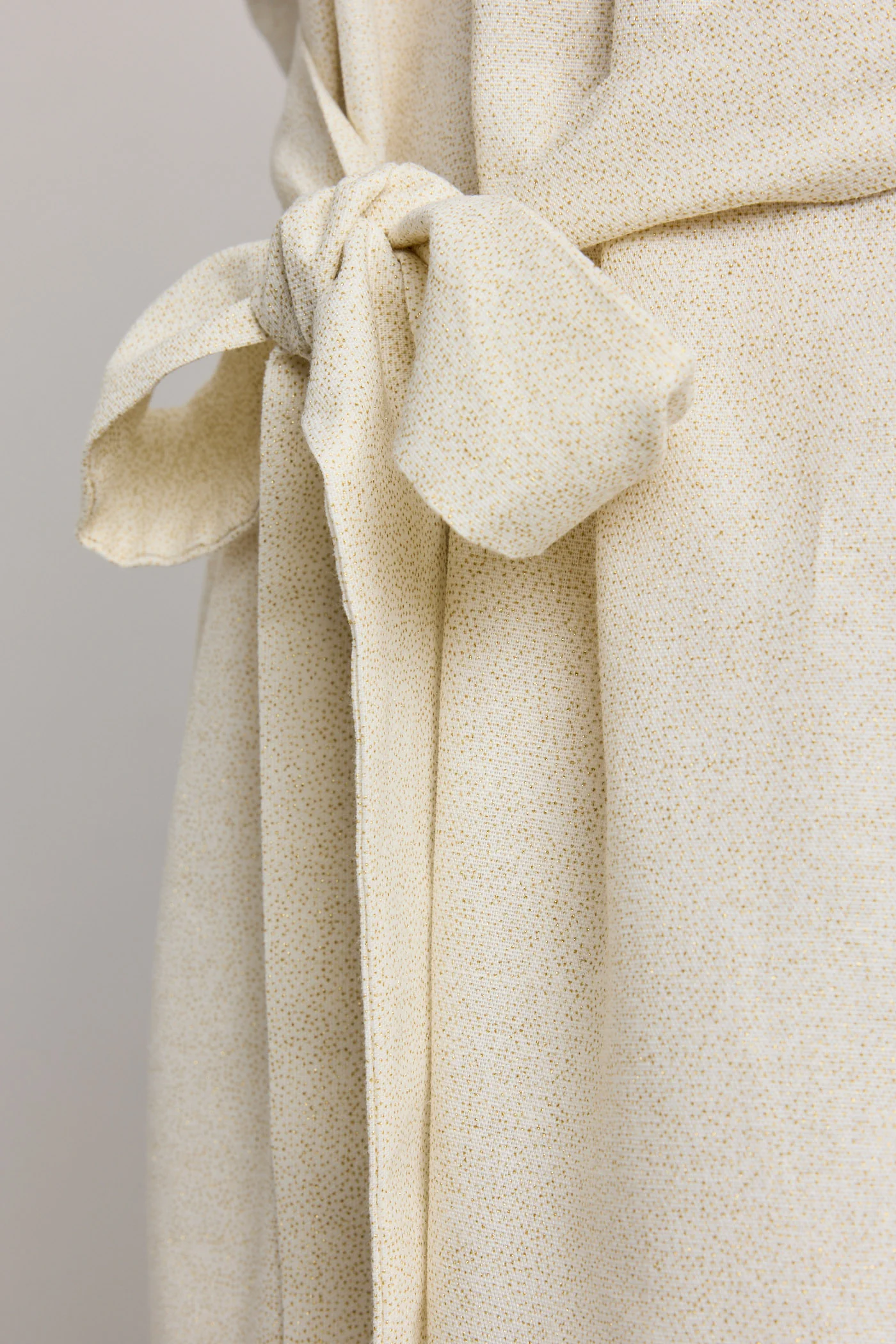 Custard Dress Cream in Gold Glitter - Image 7