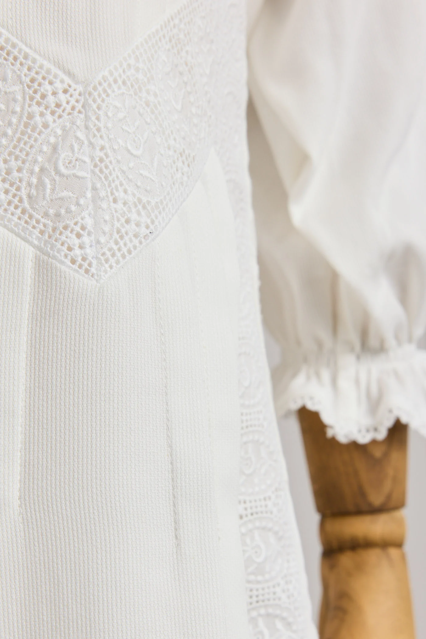 Custard Dress In White - Image 11