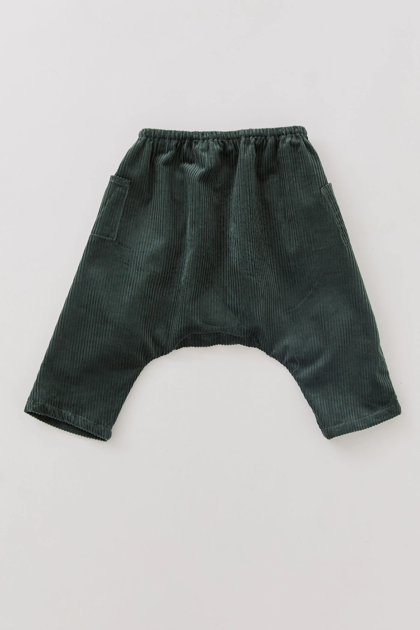 Apple Trousers - BabyCord Dark Green - Image 3