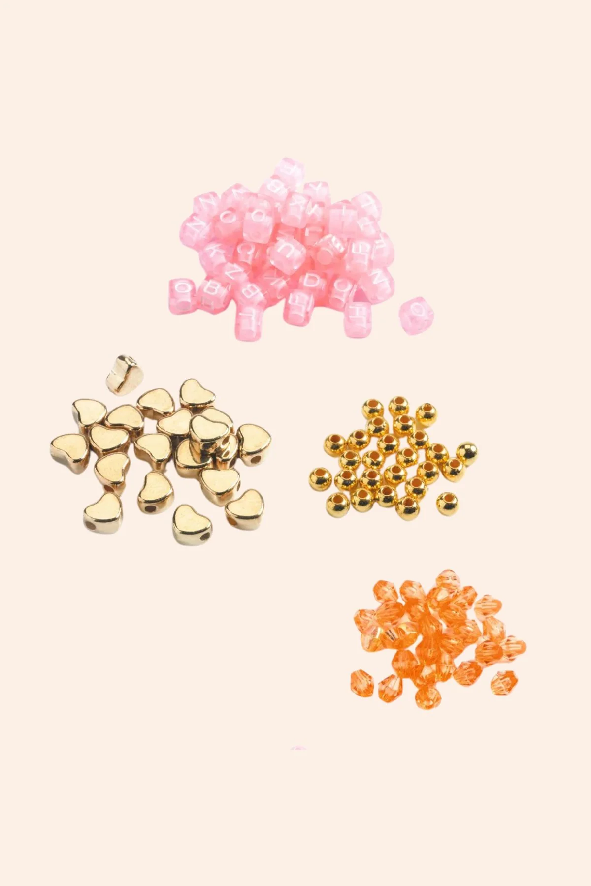 Djeco - 1000 Alphabet Beads - Gold - Image 3