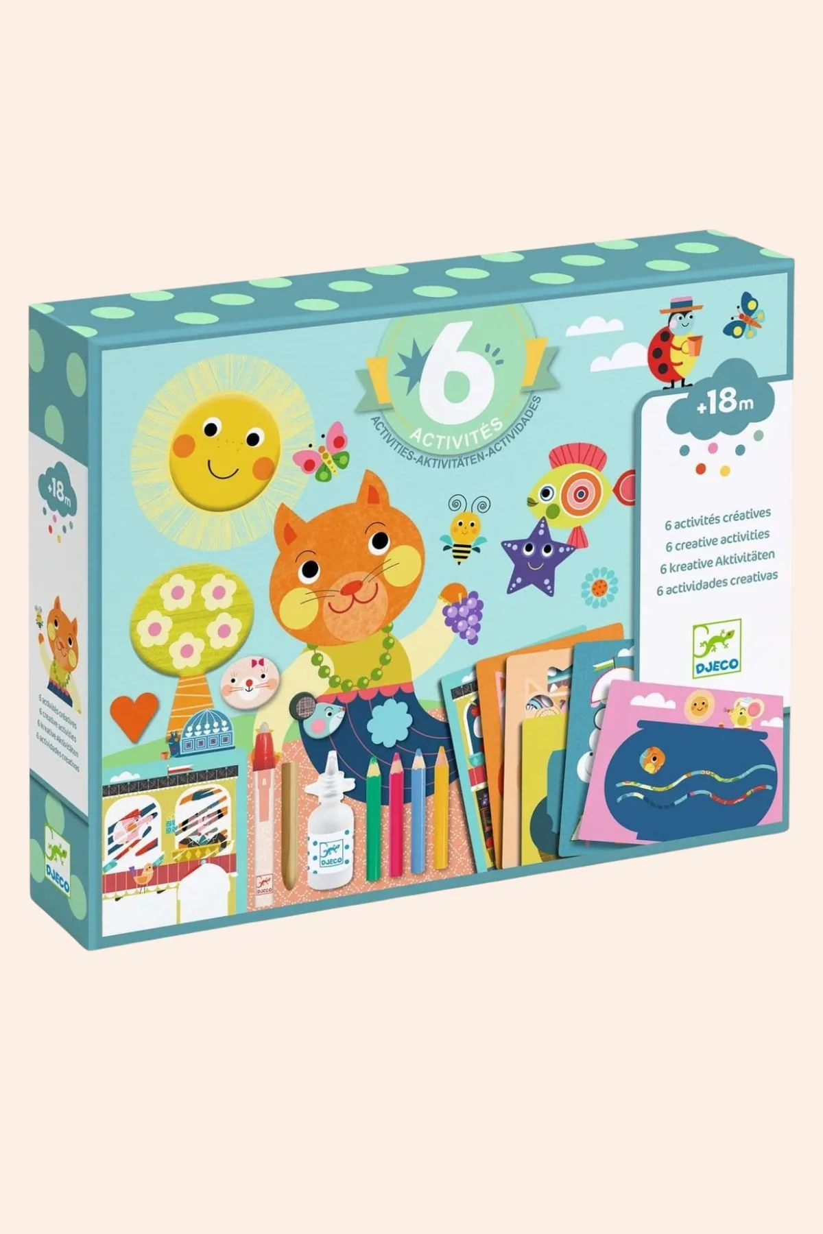 Djeco - The Cat and His Friends - 6 Creative Activities