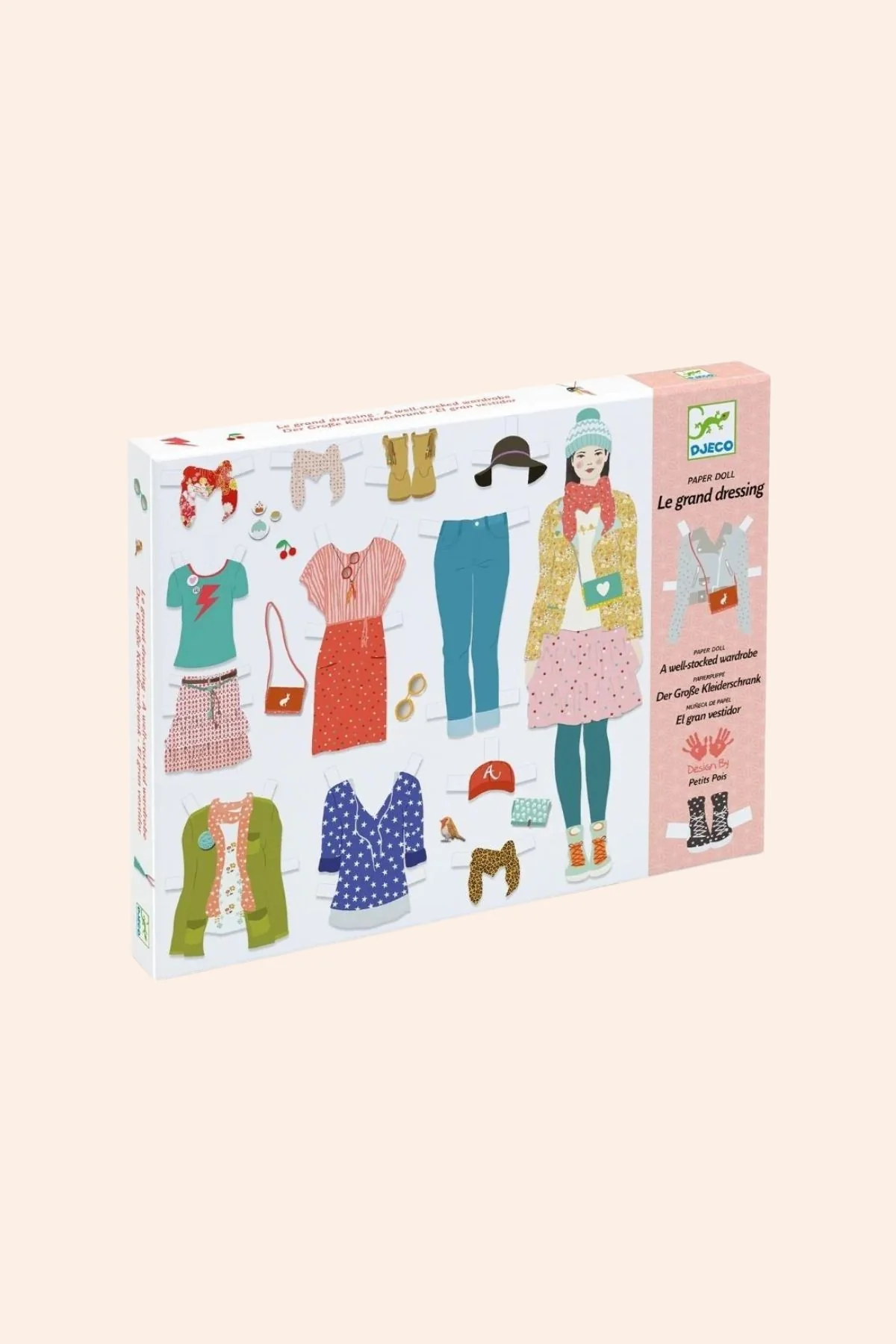 Djeco - A Well Stocked Wardrobe - Paper Doll