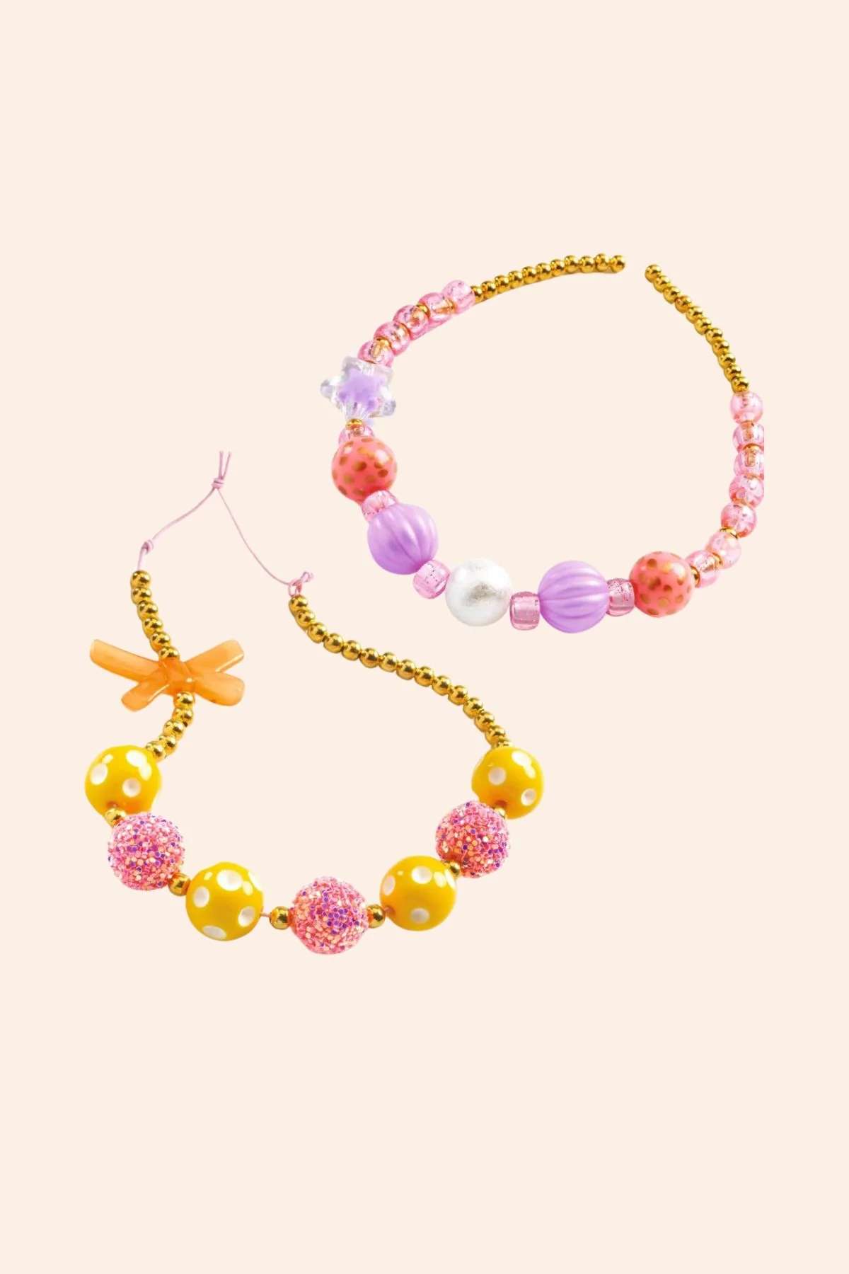 Djeco - Bubble Beads - Gold - Image 2