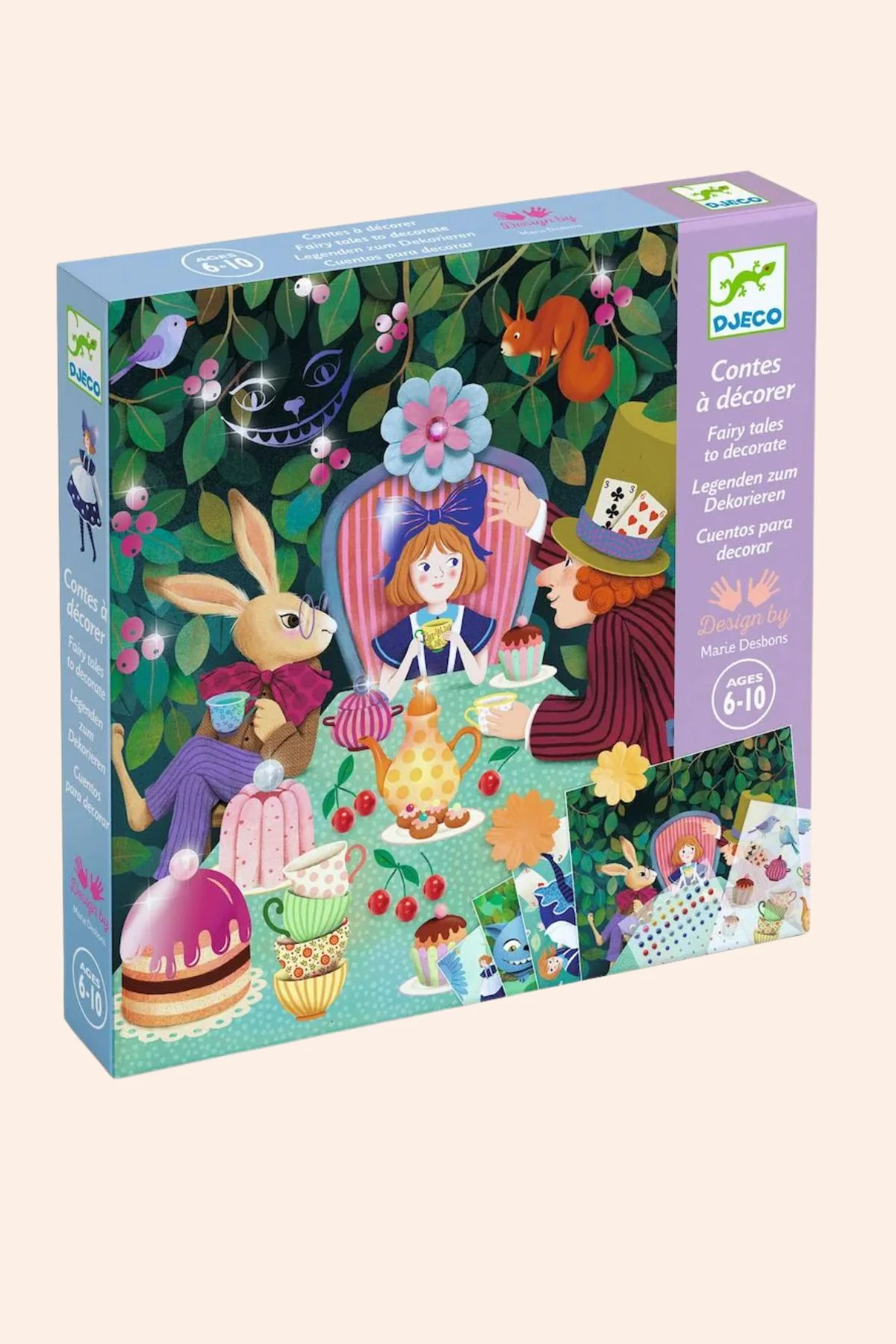 Djeco - Colouring Fairy Tale - In Wonderland