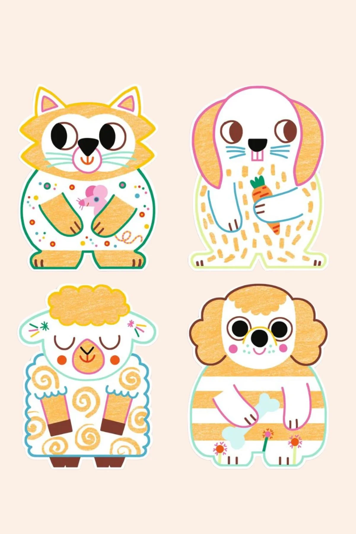 Djeco - Magic Colouring - Colour reveal pictures - Pets - Image 2