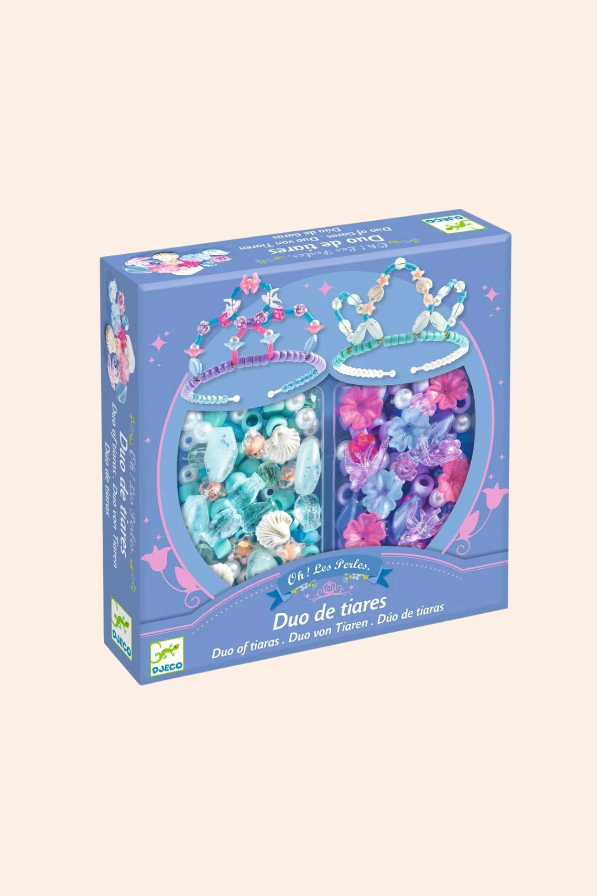 Djeco - Duo Of Tiaras - Blue