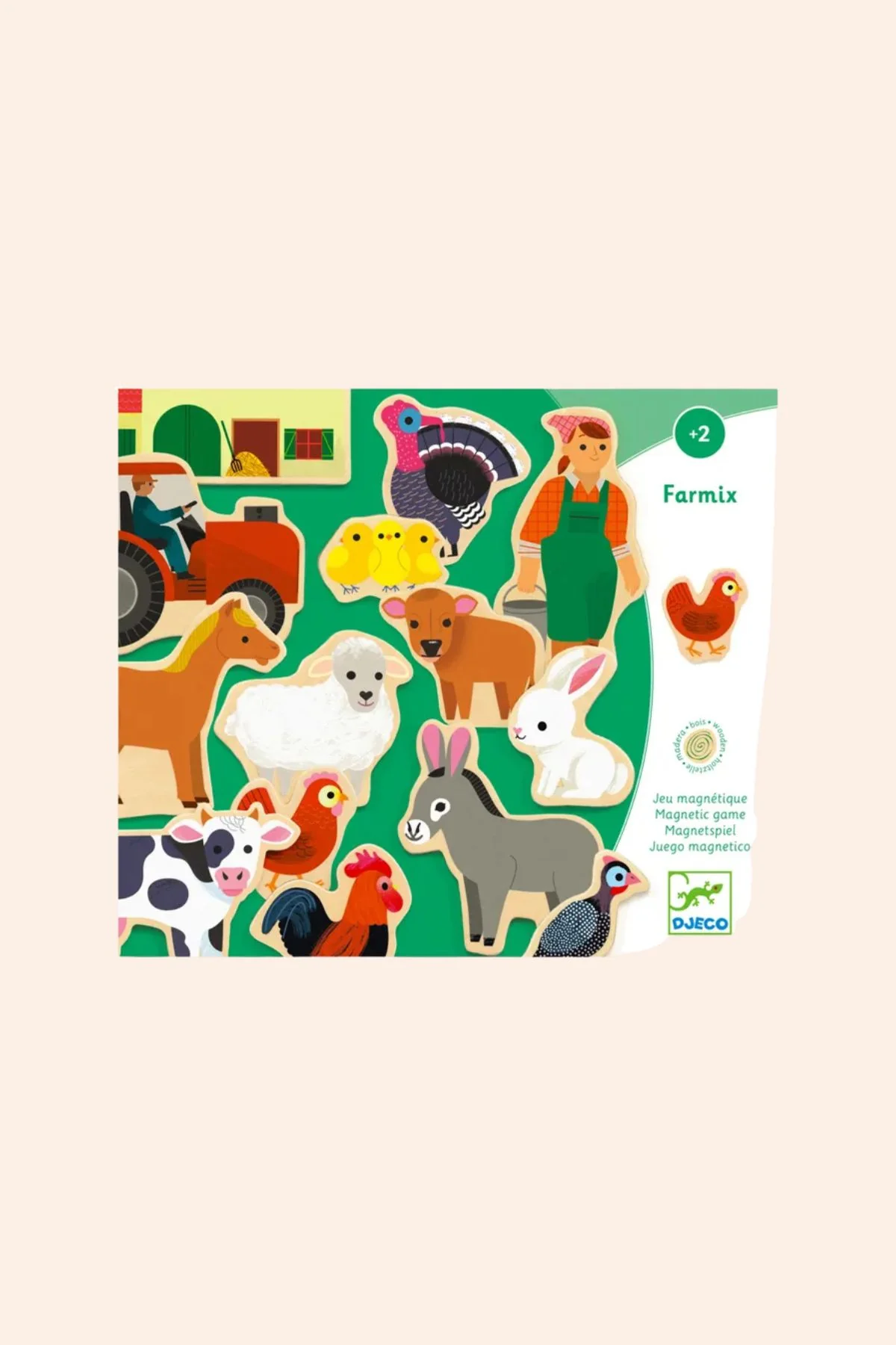 Djeco - Farmix - Magnetic Game