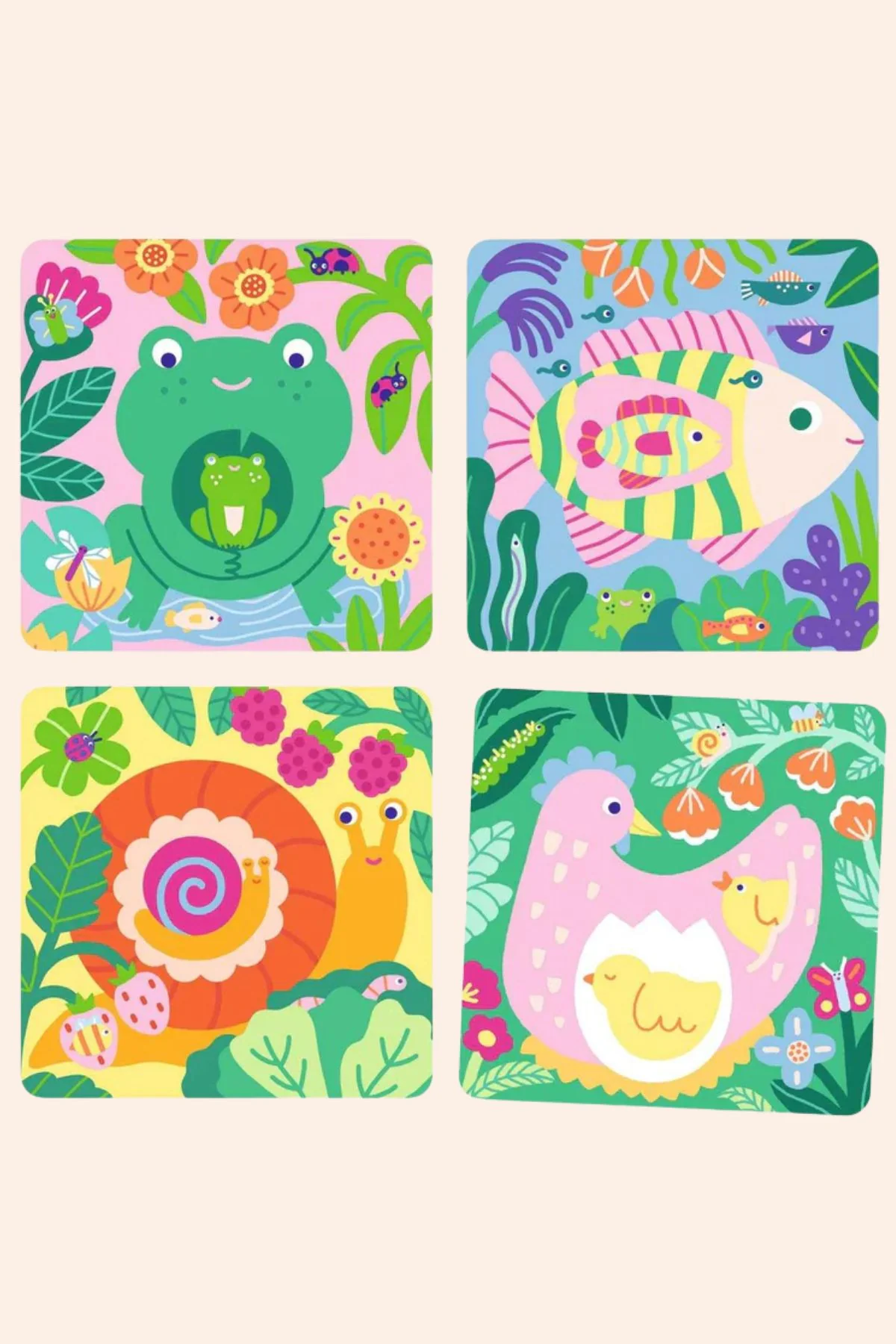 Djeco - Magic Colouring - Peekaboo! Garden Baby - Image 2