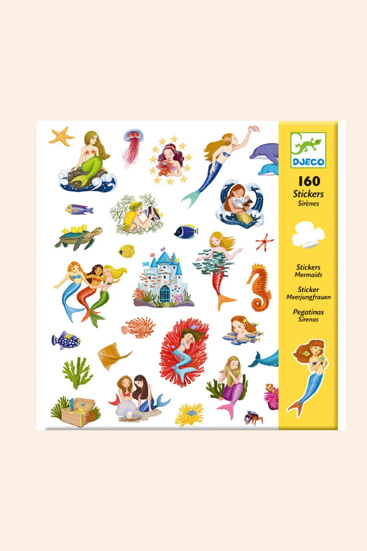 Djeco - Mermaids - 160 Stickers