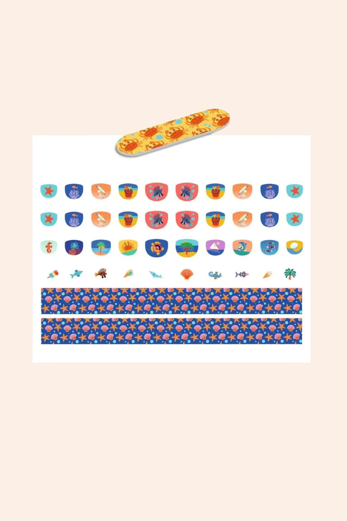 Djeco - Nails Stickers - Mediterranean - Image 2