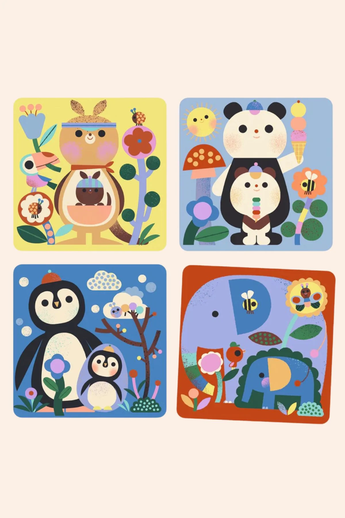 Djeco - Magic Colouring - Peekaboo! - Baby animals around the world - Image 2