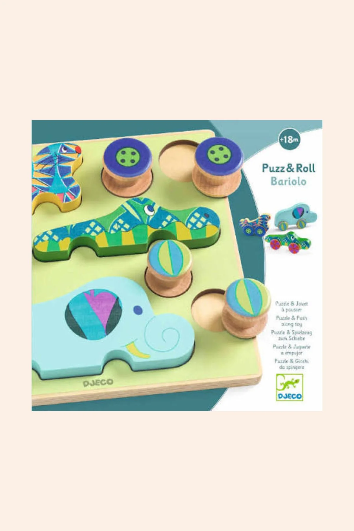 Djeco - Puzz & Roll - Bariolo