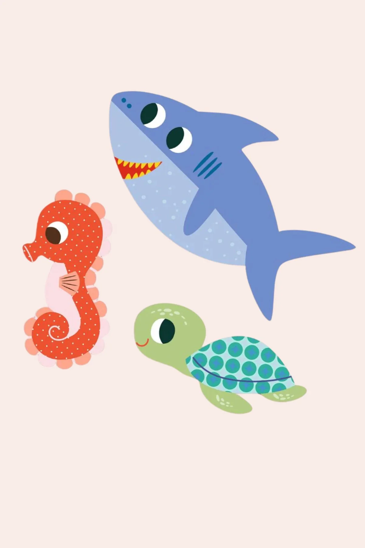 Djeco - Sea Animals - Stickers - Image 2