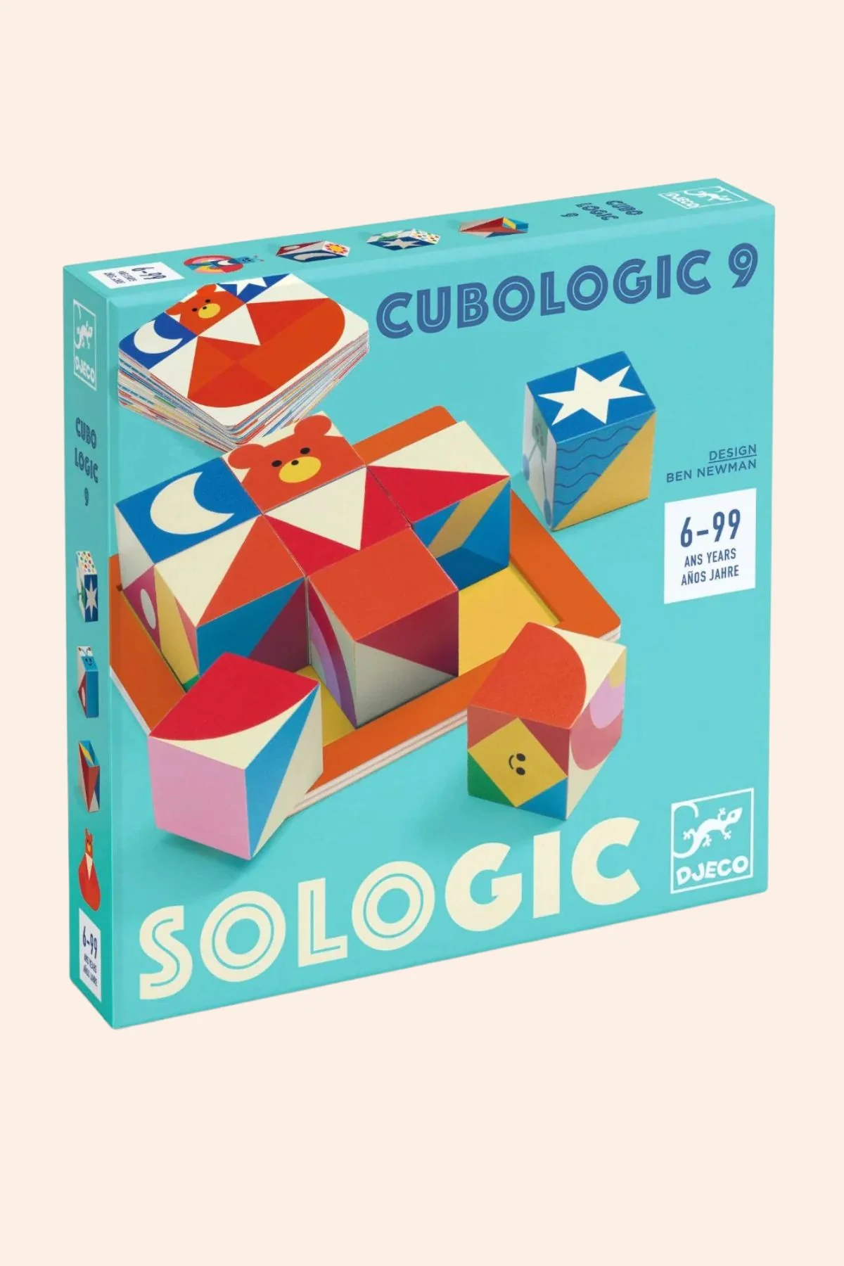 Djeco - Sologic - Cubologic 9 Logical Game to Play Solo - Image 3