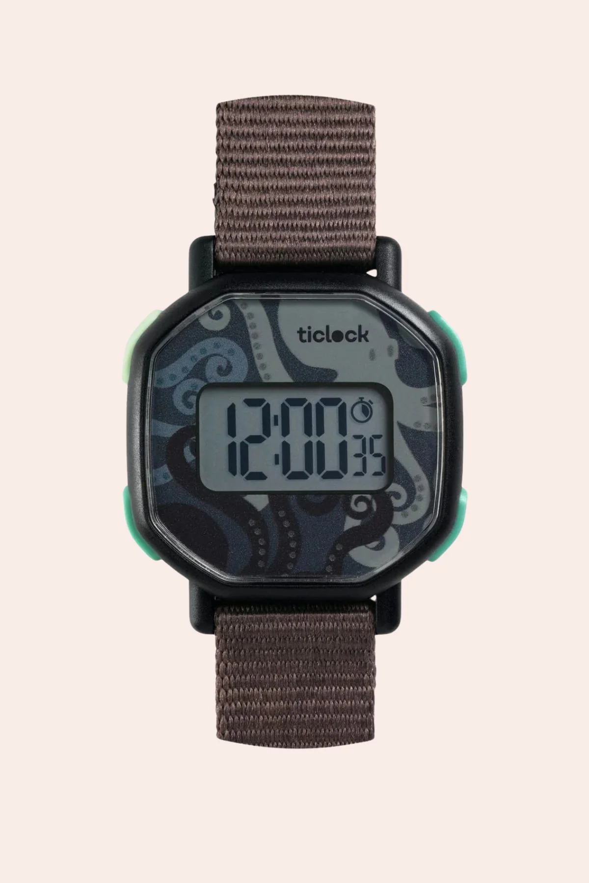 Djeco - Ticlock Digital Watch - Black Octopus