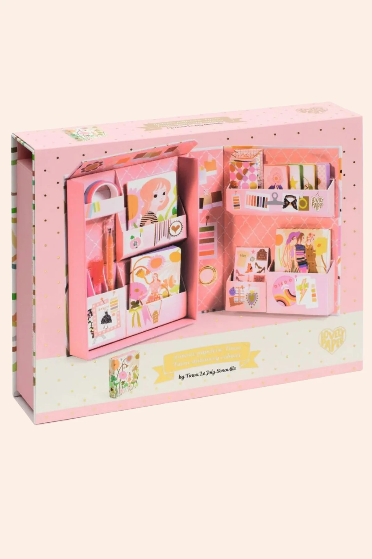 Djeco - Tinou Stationary Cabinet - Tinou Le Joly Senoville