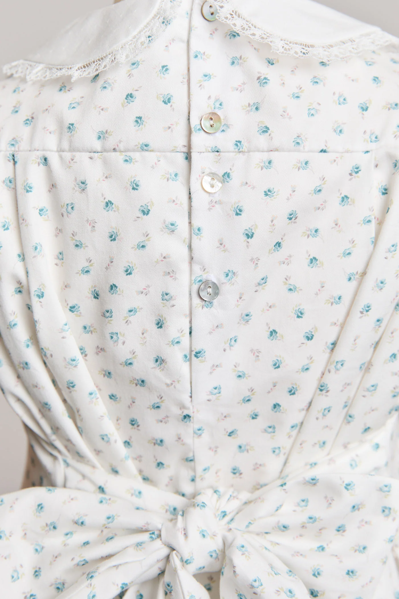 Eloise Dress in Blue Petit Rose - Image 6