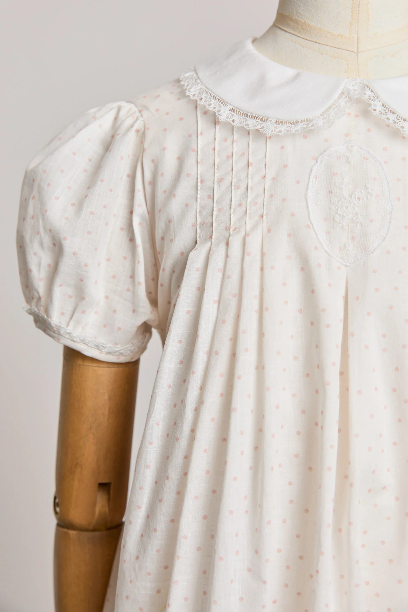 Eloise Dress Blush Polka Dots - Image 12