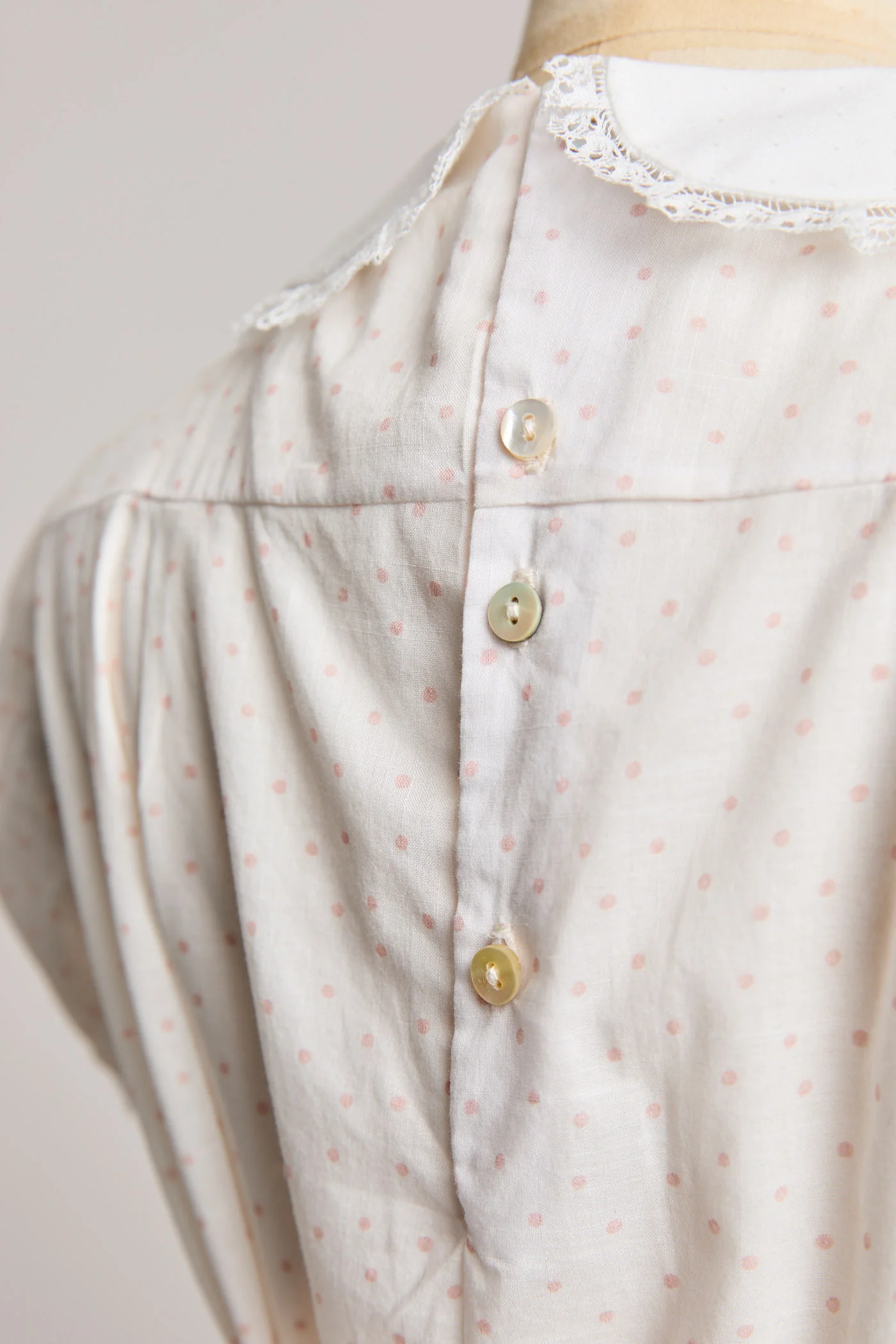 Eloise Dress Blush Polka Dots - Image 13