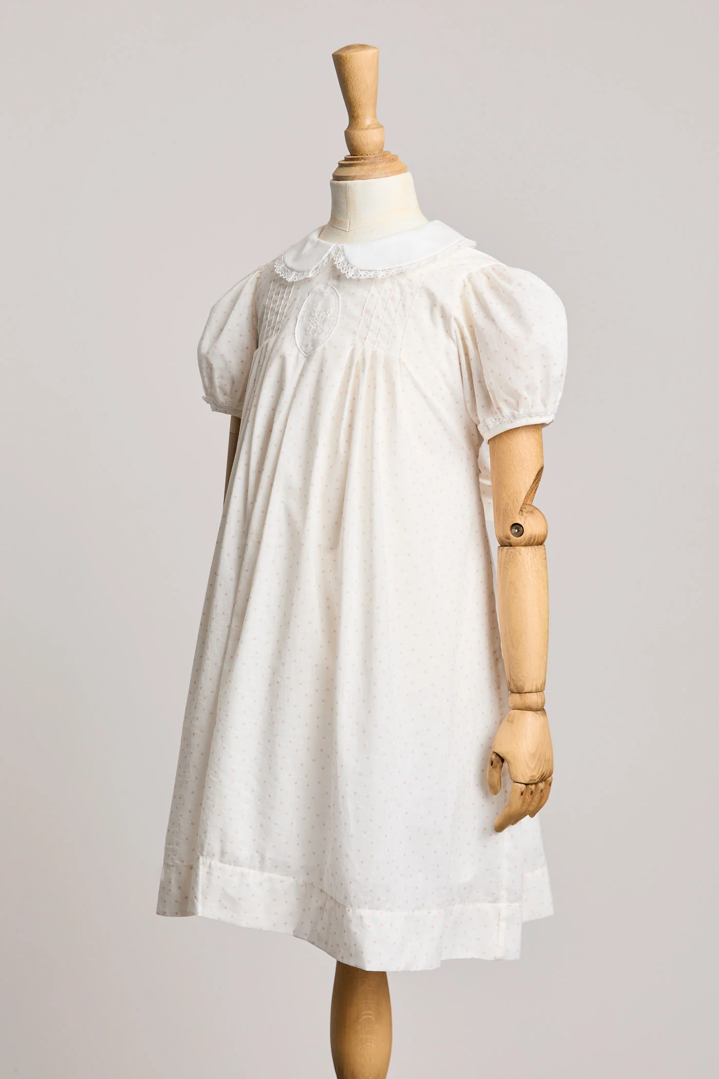 Eloise Dress Blush Polka Dots - Image 6