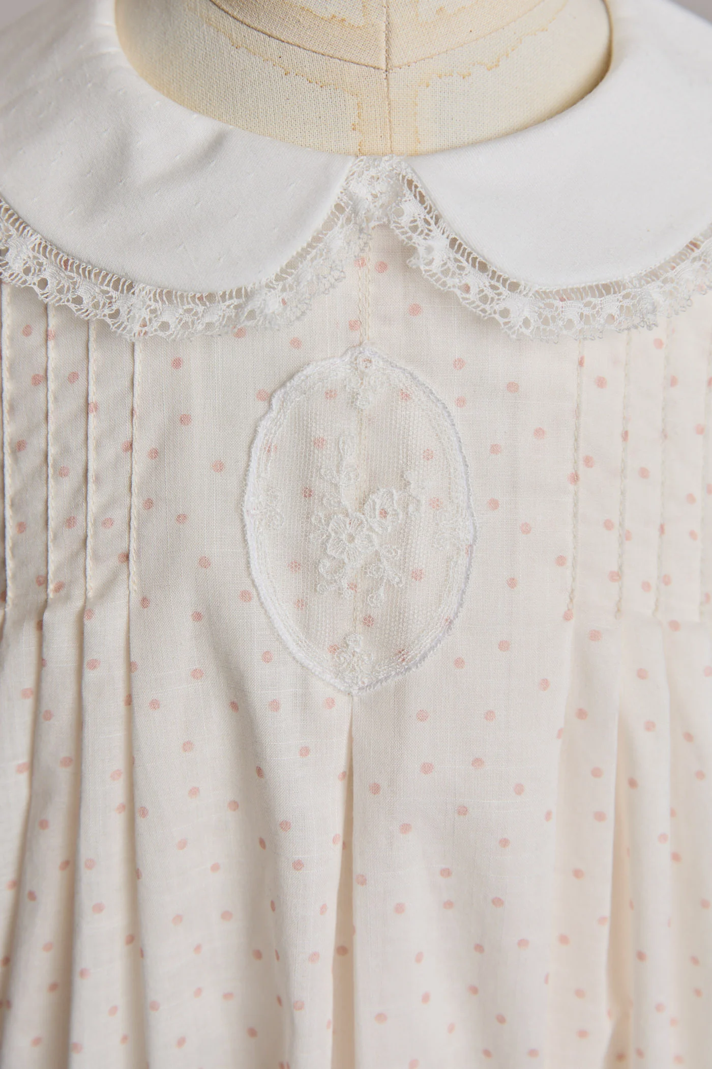 Eloise Dress Blush Polka Dots - Image 8