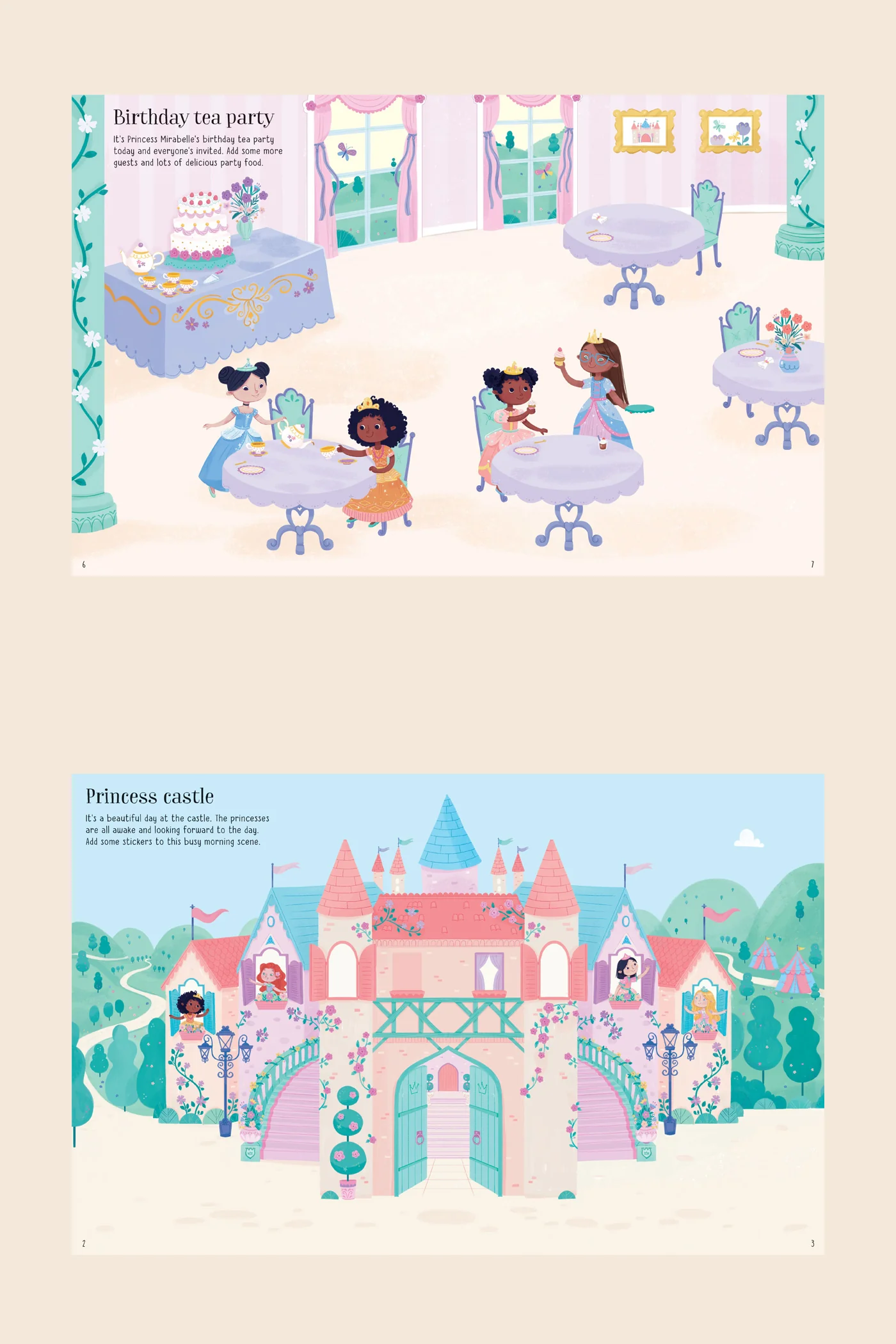 First Sticker Book Princesses with over 200 stickers - Image 2