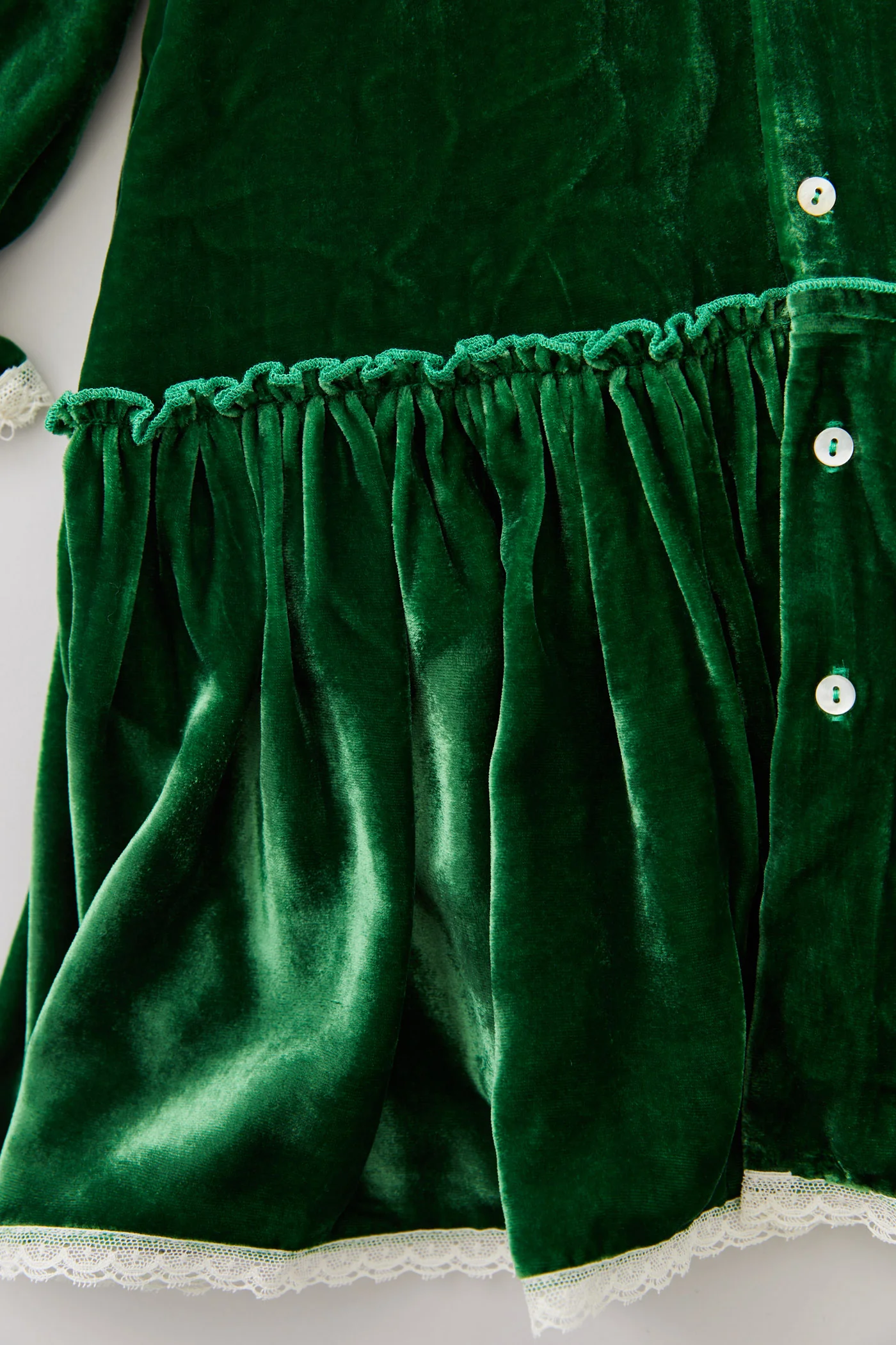 Ginger Dress Green Velvet - Occasional Party - Image 8