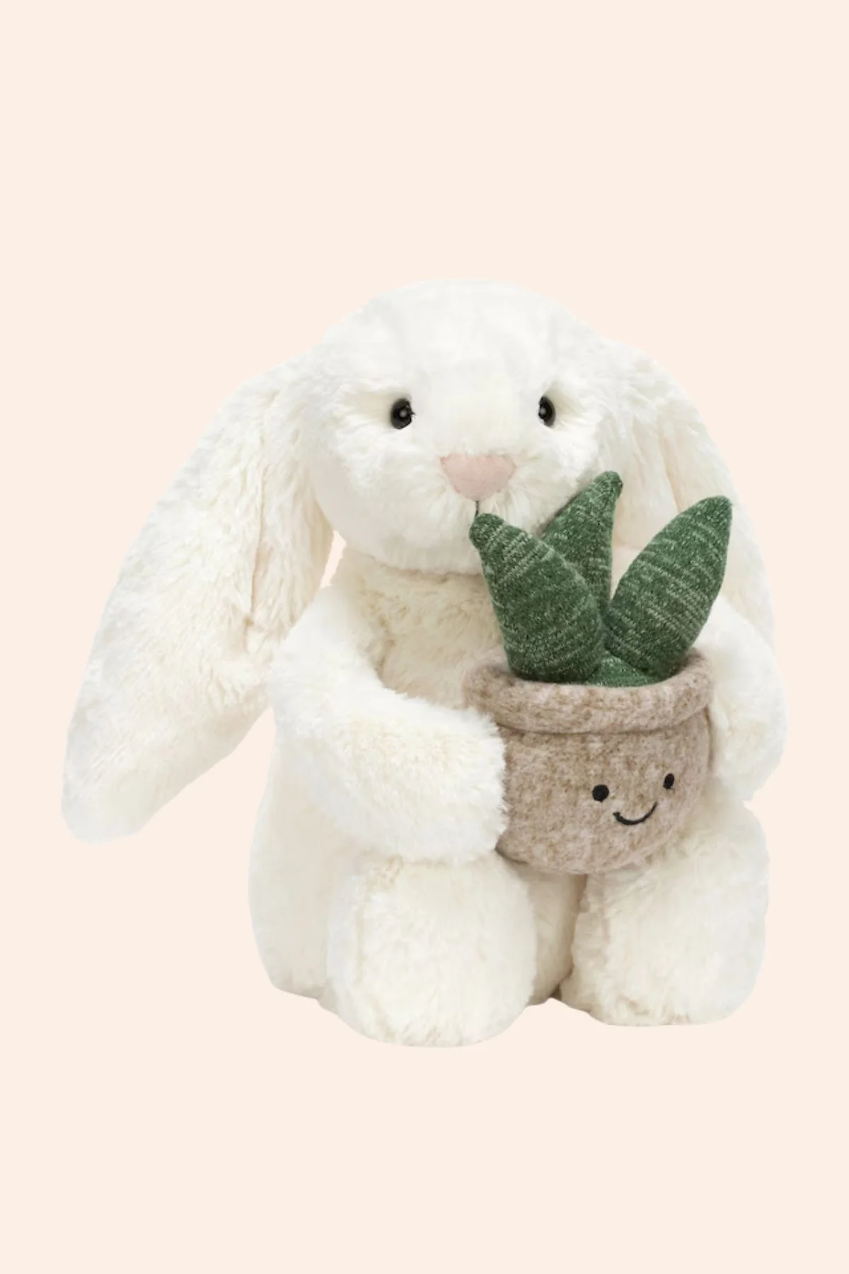 Jellycat - Cream Bunny with Plant - Image 3