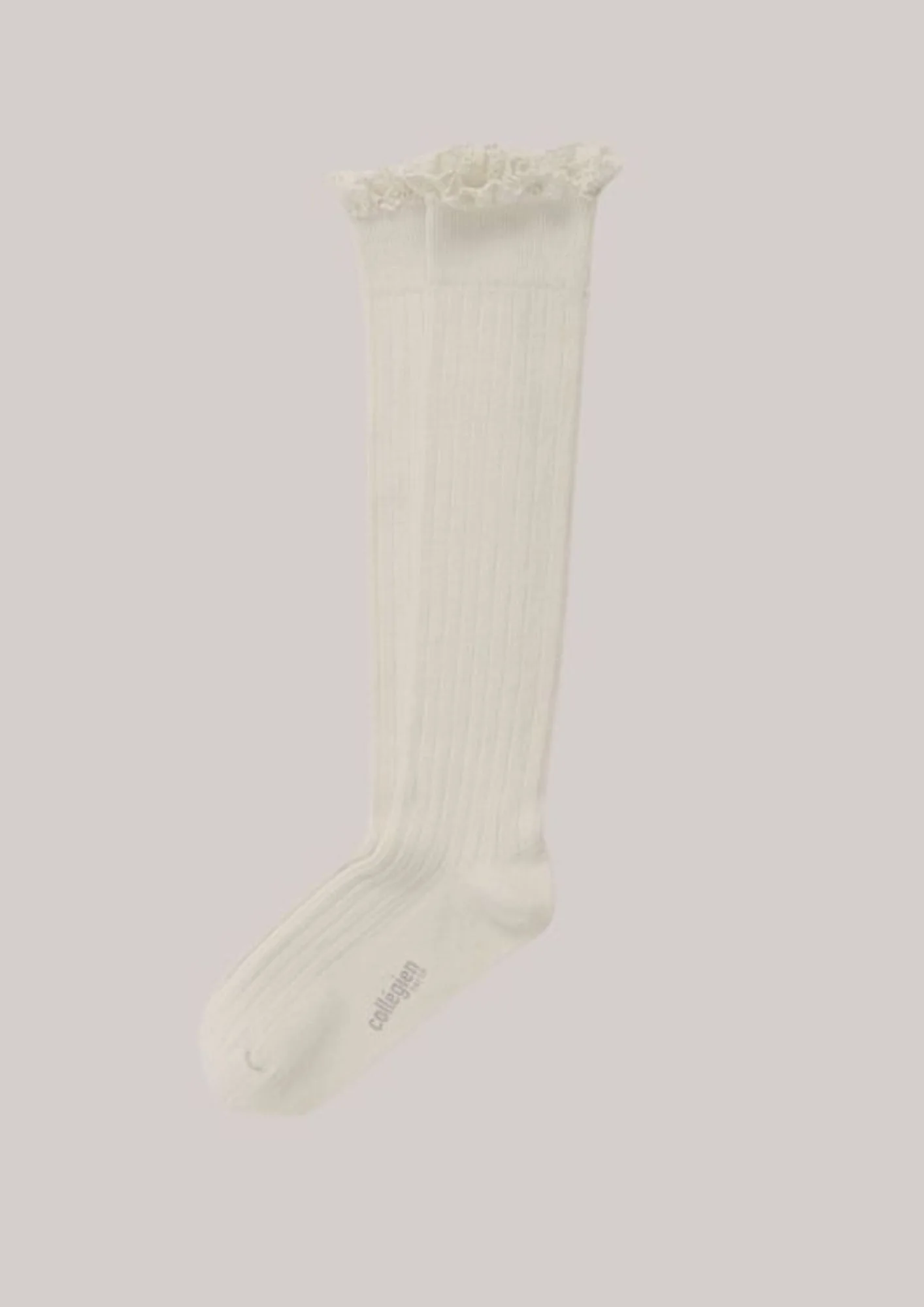 Collégien X Strawberries & Cream - Joséphine Knee Socks with Lace - Doux Agneaux - Image 2